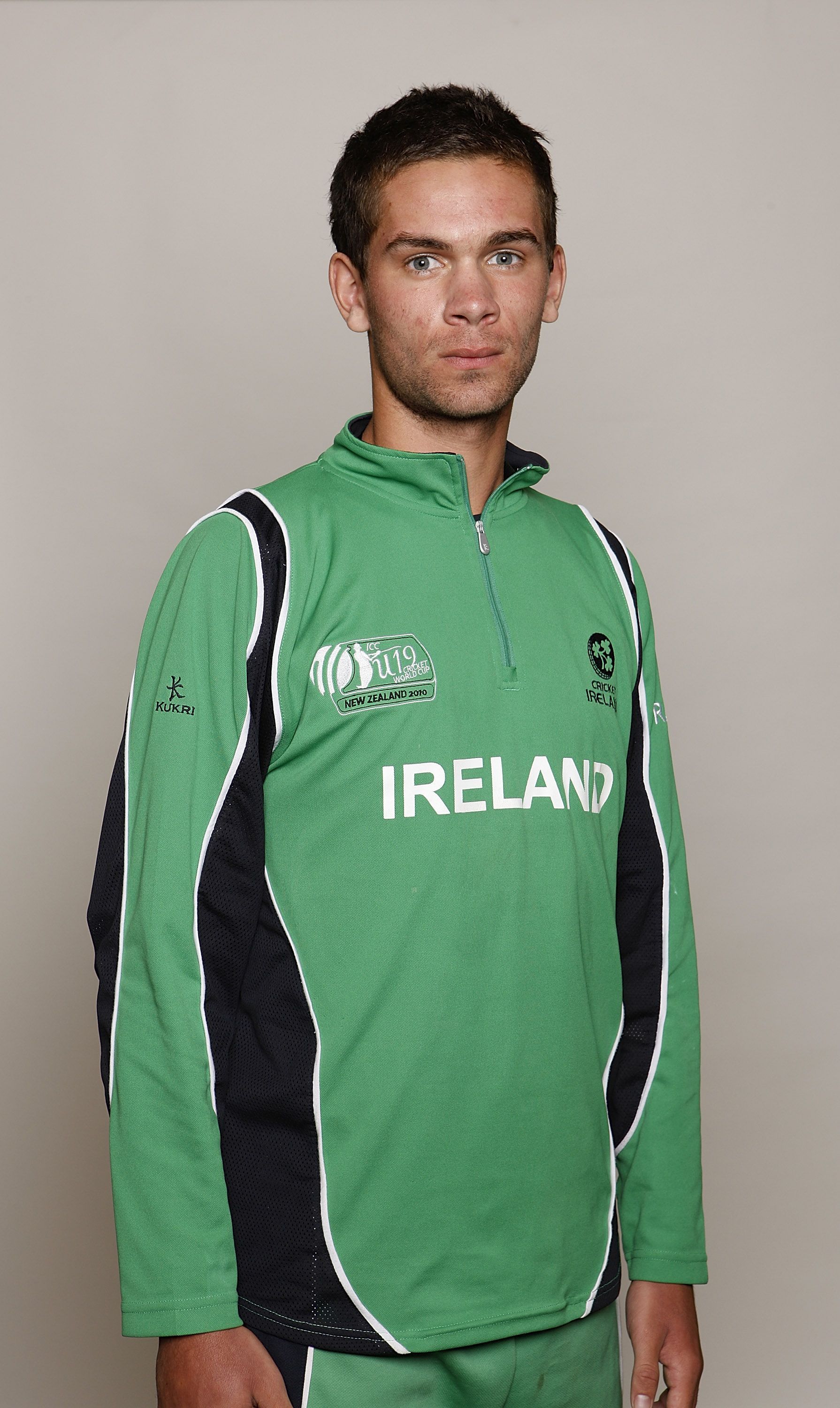 James Shannon of Ireland poses for a portrait ahead of the ICC U19 Cricket World Cup at Crowne Plaza on January 10, 2010 in Christchurch, New Zealand.