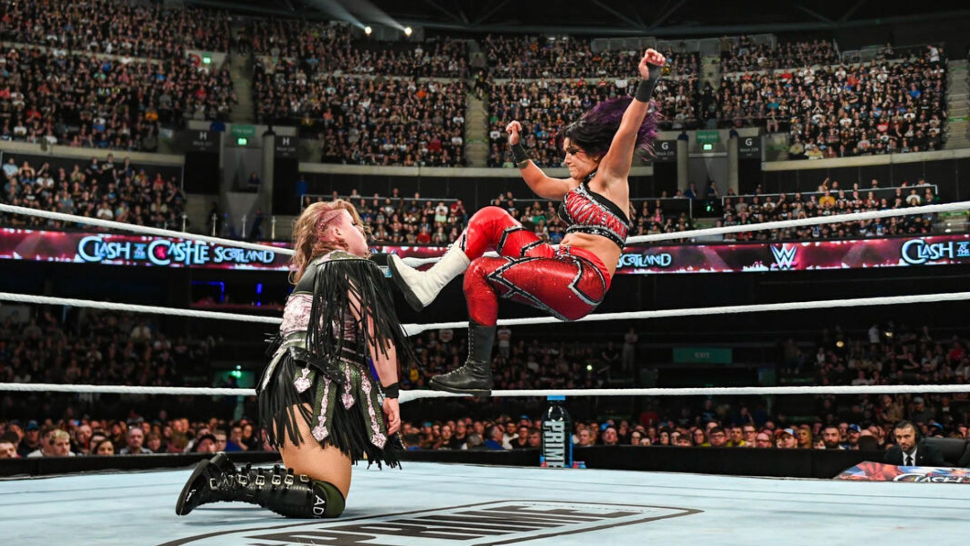 Clash at the Castle aired live today. [Photo: WWE.com]