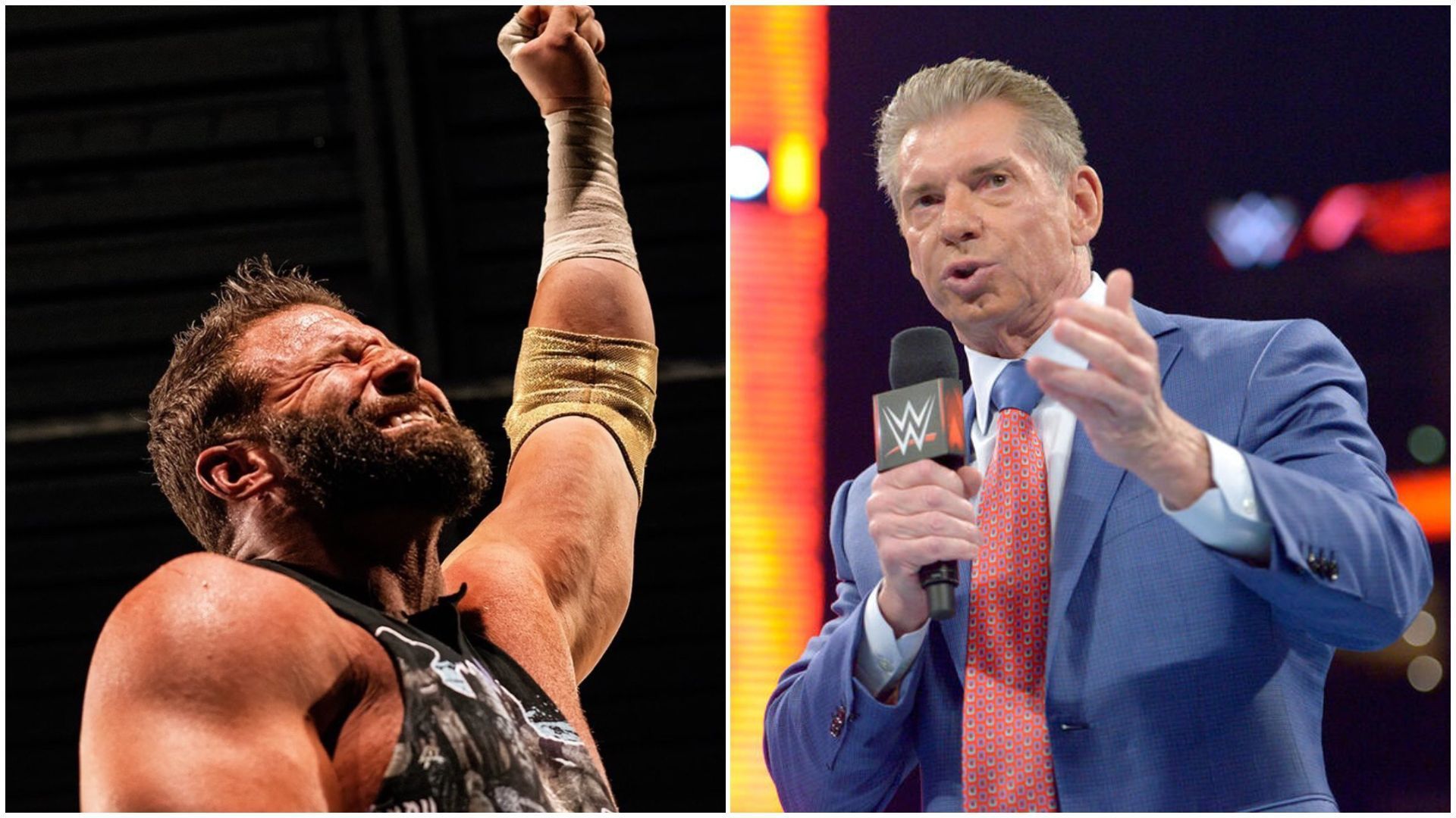 Matt Cardona (left), and Vince McMahon (right). [Image credits: Cardona