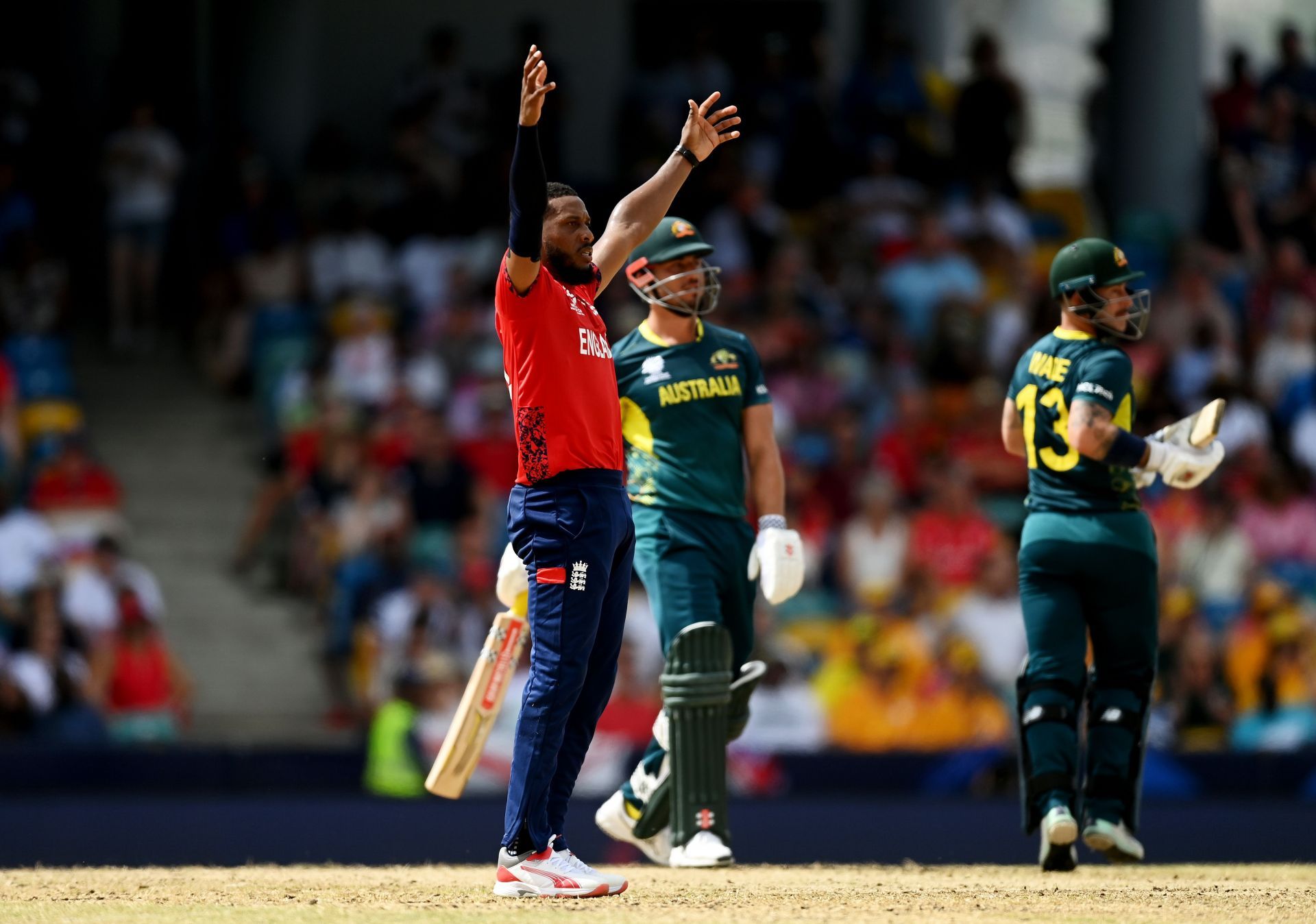 Chris Jordan was expensive against Australia. (Credits: Getty)