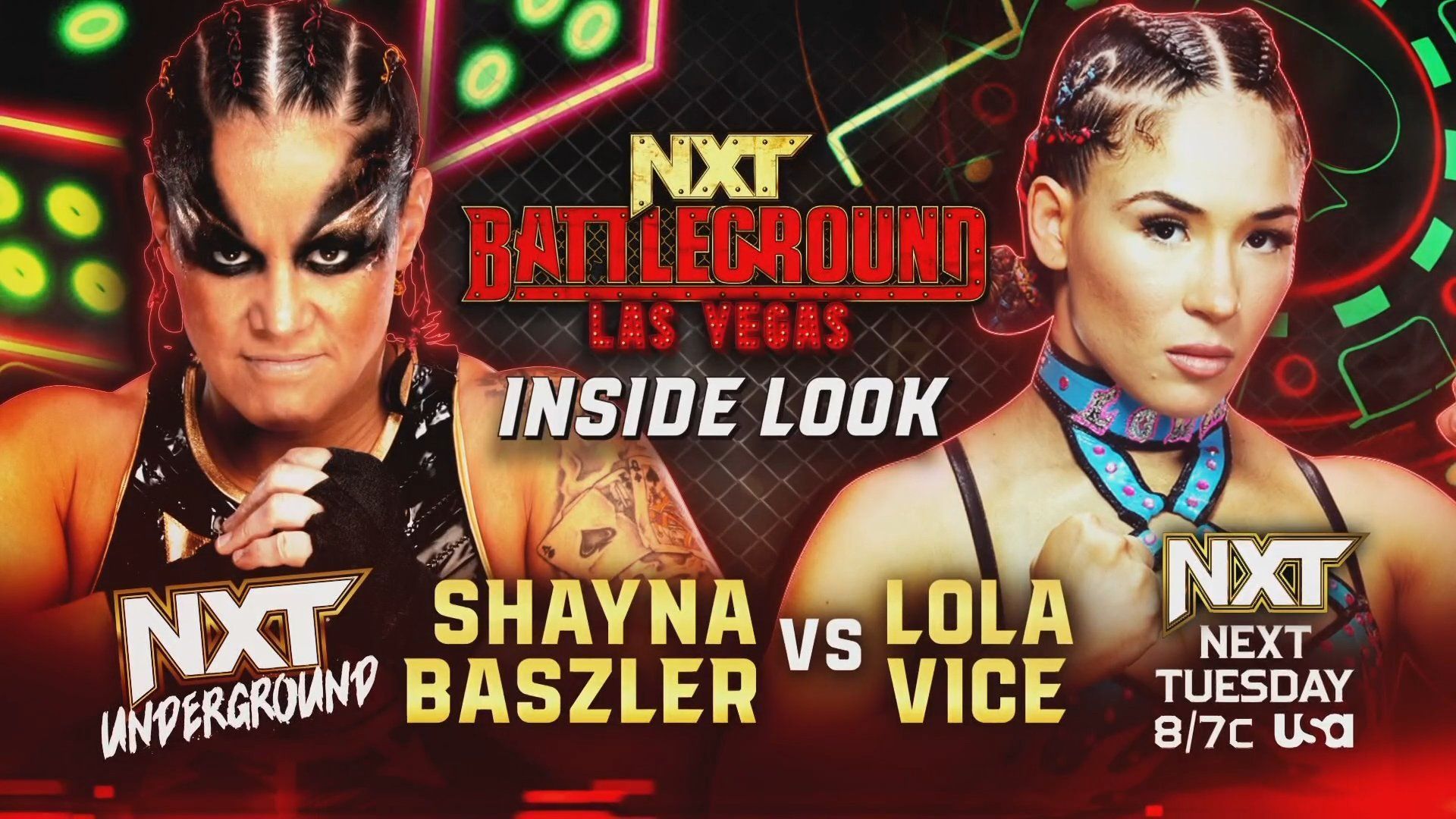 Shayna Baszler and Lola Vice will battle it out in an NXT Underground match.