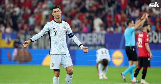 WATCH: Cristiano Ronaldo's frustrated reaction after early substitution in  Euro 2024 loss to Georgia goes viral