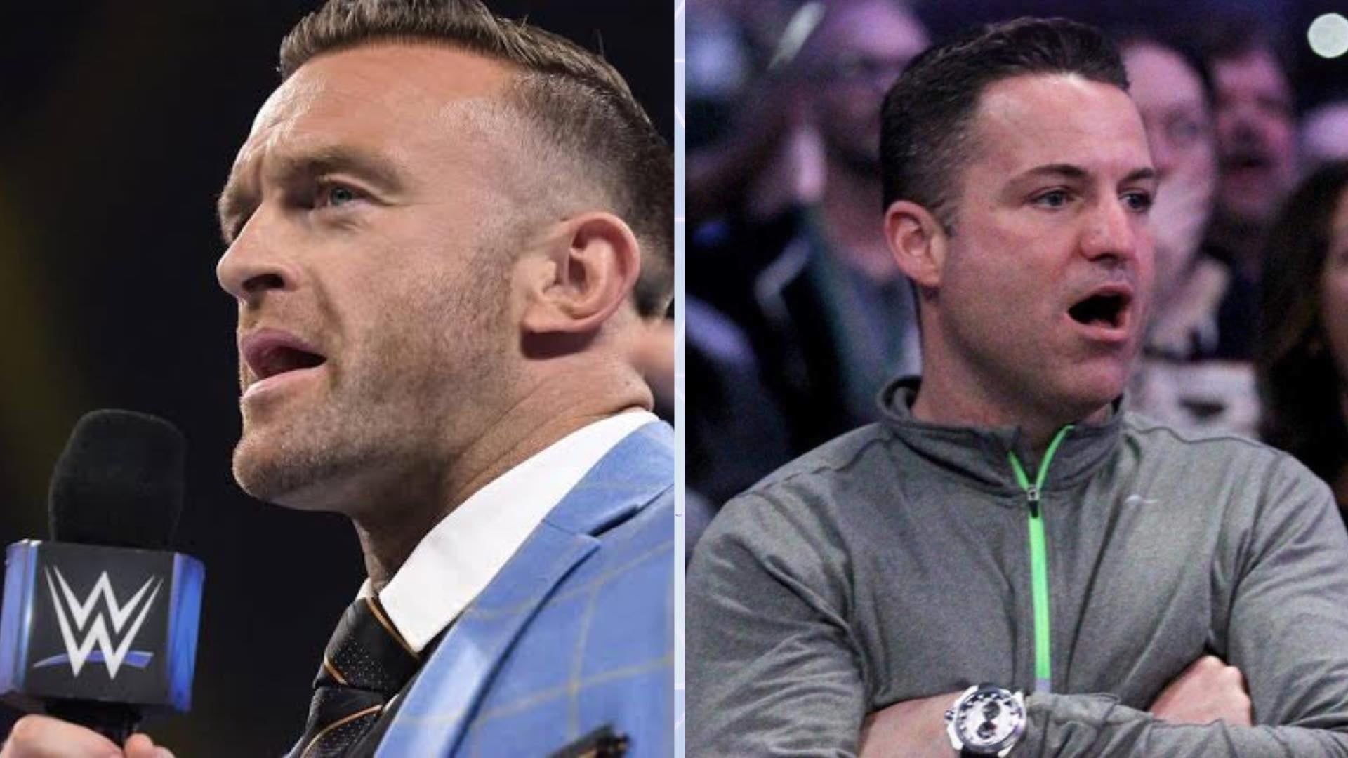 Nick Aldis (left) is the current General Manager of SmackDown. [Image credits: wwe.com]