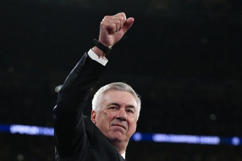 Leny Yoro appears to favor joining Carlo Ancelotti (above) at Real Madrid.