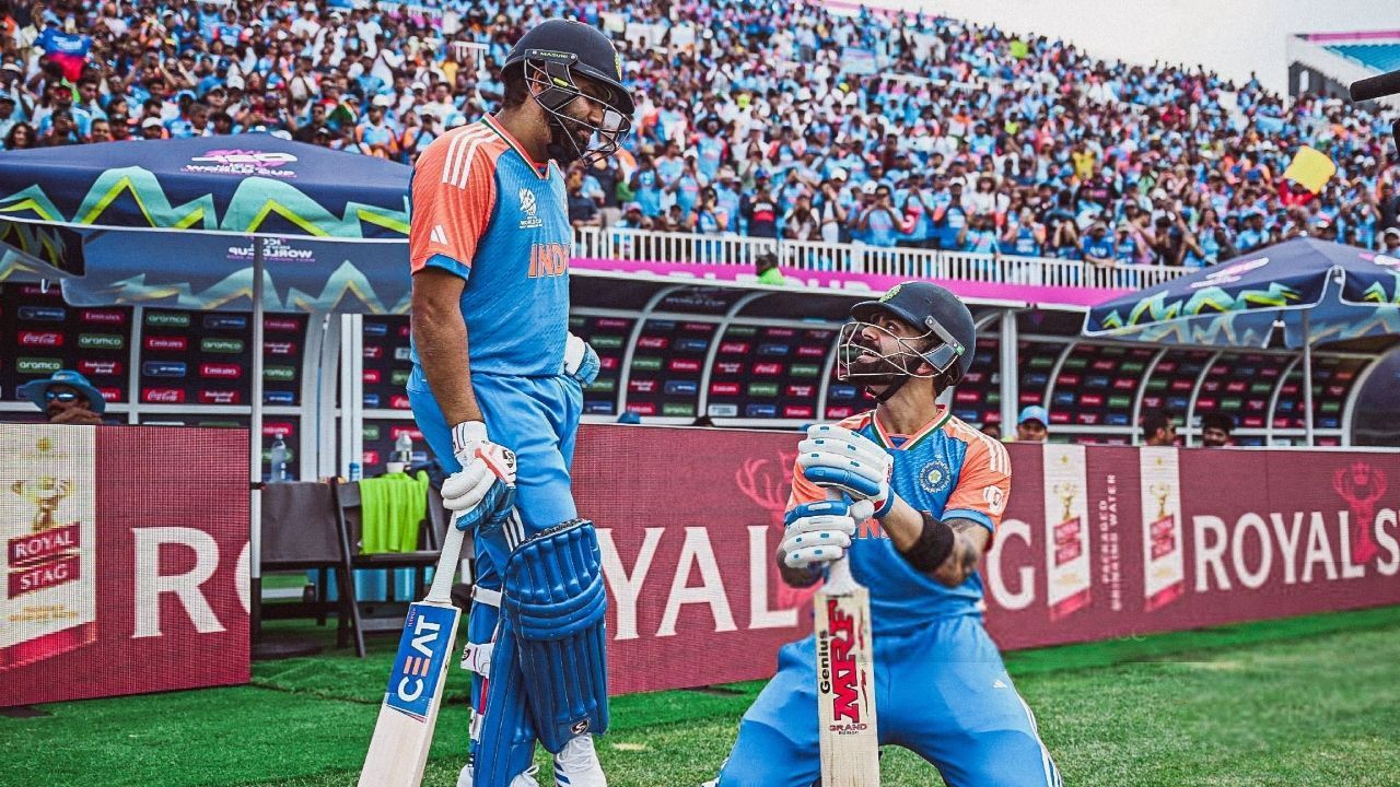 रोहित शर्मा ने रचा इतिहास  (Photo Courtesy: Sportskeeda X)                               