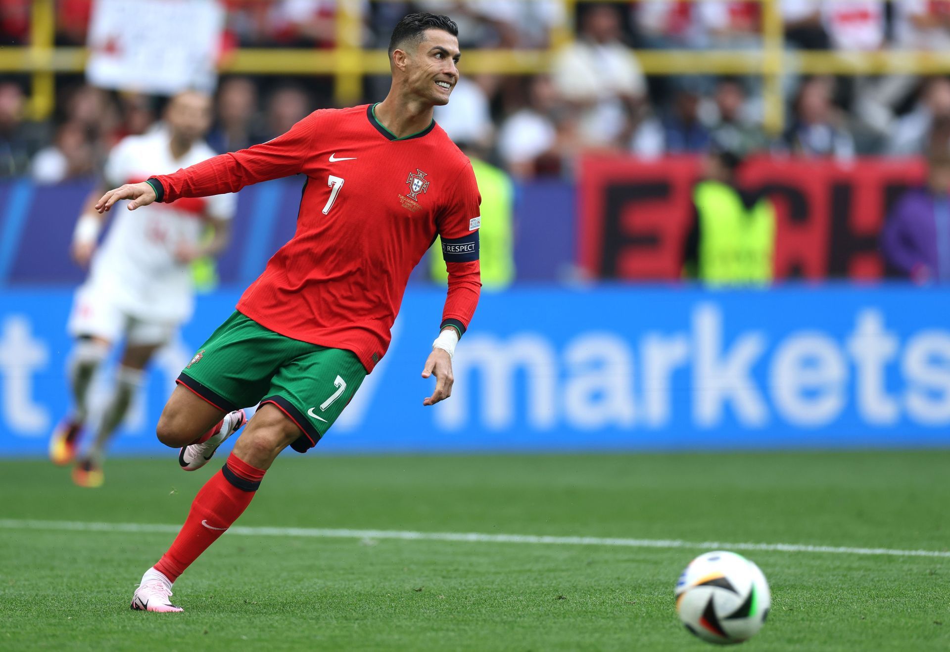 Portugal captain Cristiano Ronaldo at Euro 2024