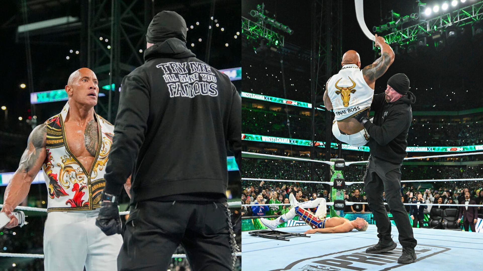 The Undertaker at WrestleMania XL in Philadelphia! [Image credit: WWE.com]