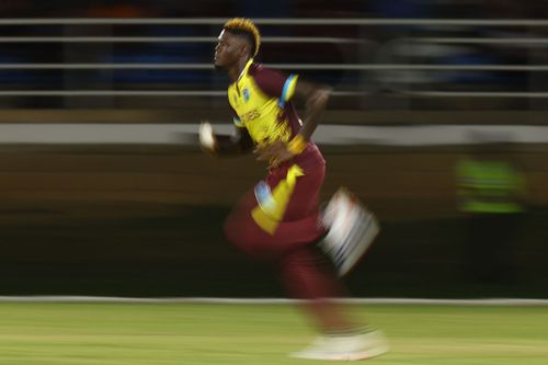 Alzarri Joseph picked up four wickets against New Zealand in Trinidad