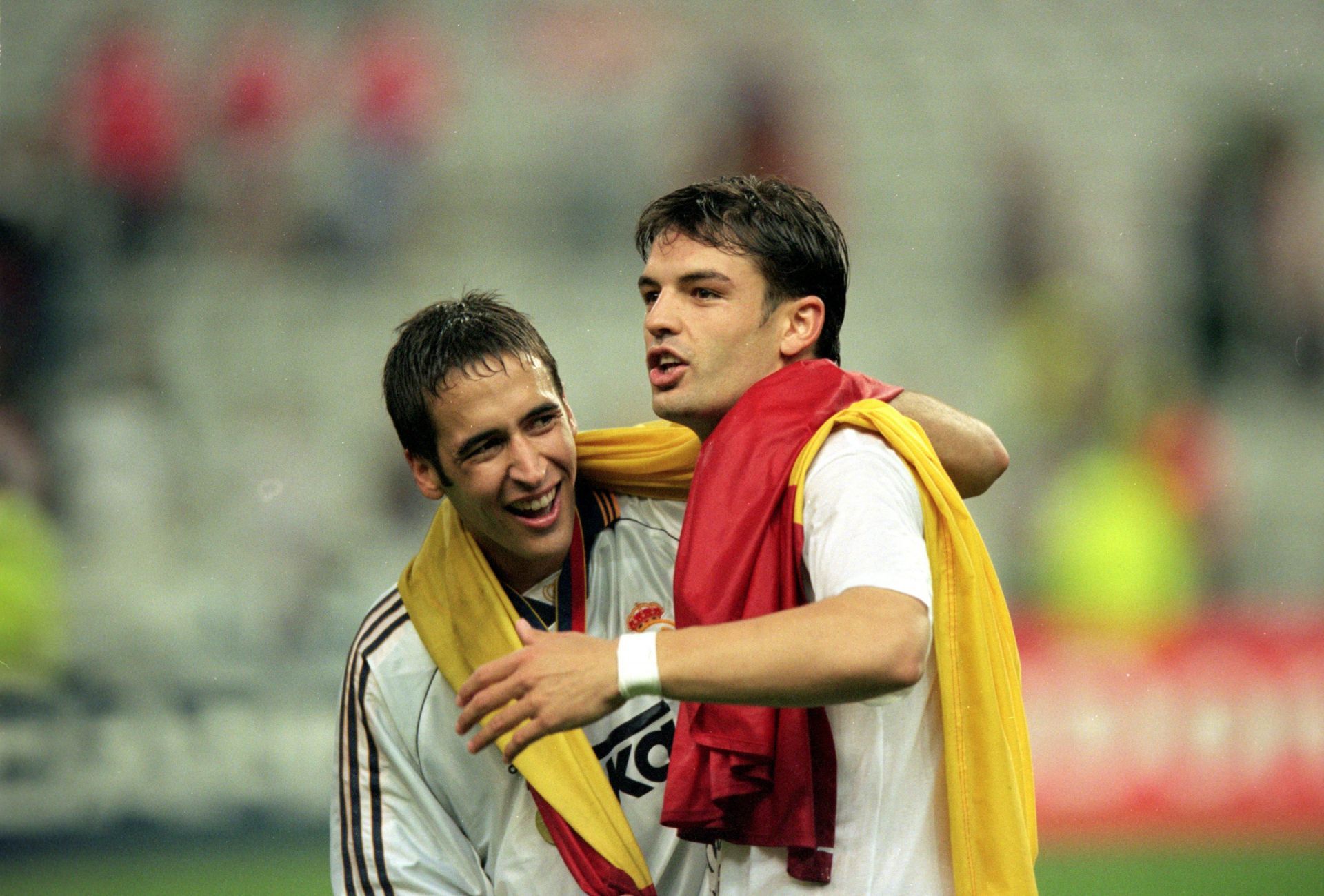 Raul and Morientes. Picture courtesy: UEFA Champions League