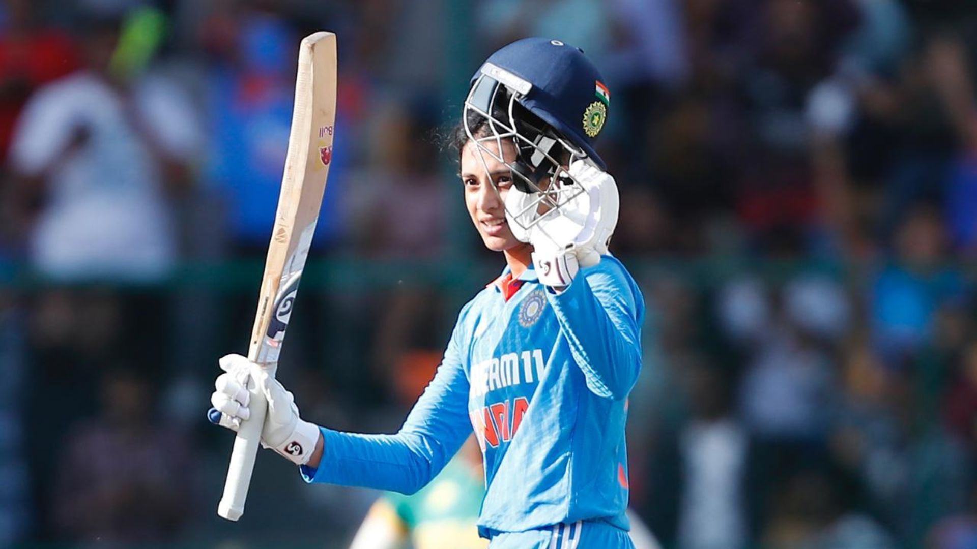 Smriti Mandhana created history on Sunday (Credits: @mandhana_smriti on X)