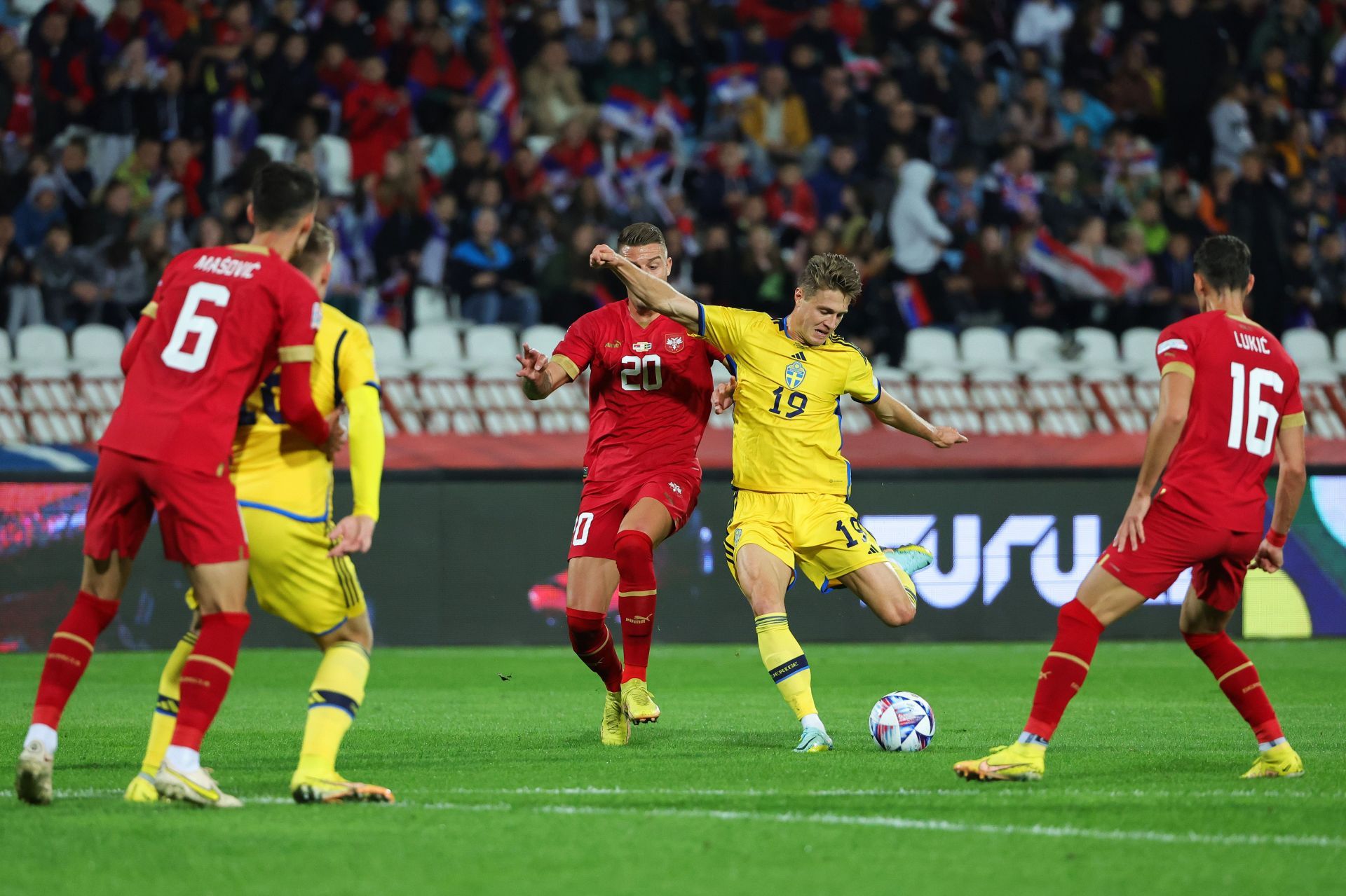 Serbia v Sweden: UEFA Nations League - League Path Group 4