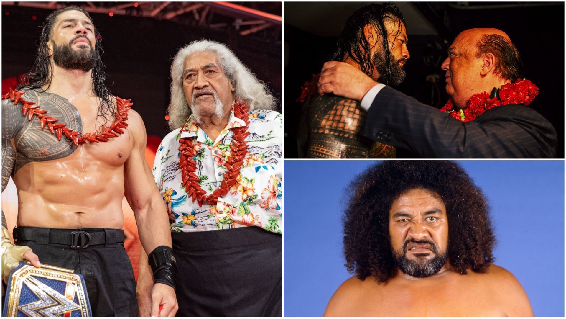 Roman Reigns and his father Sika Anoa