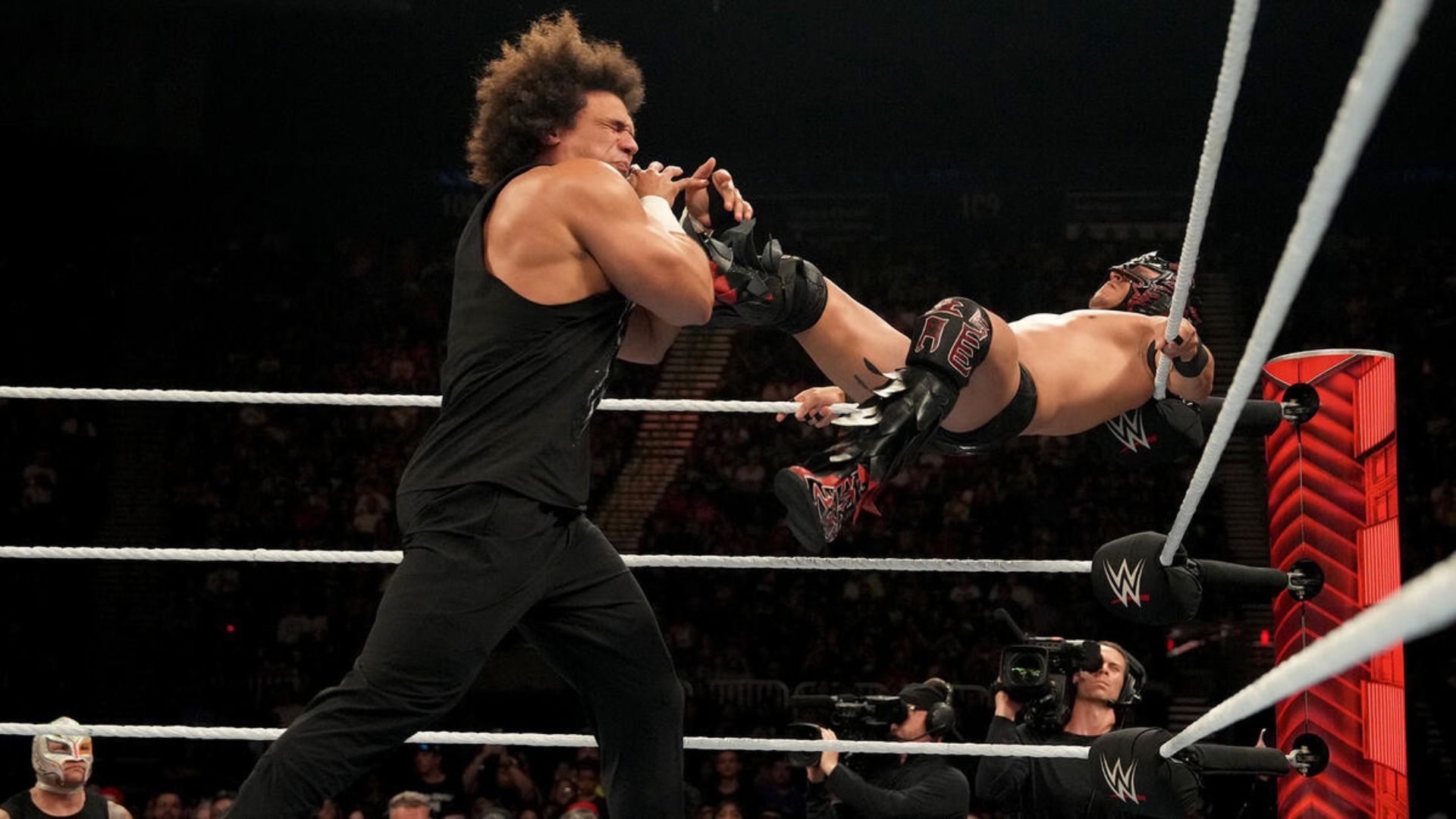 Carlito and Dragon Lee on RAW this week. [Image credits: wwe.com]