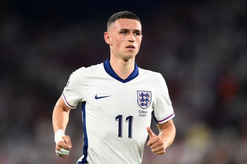 Attacker Phil Foden at Euro 2024