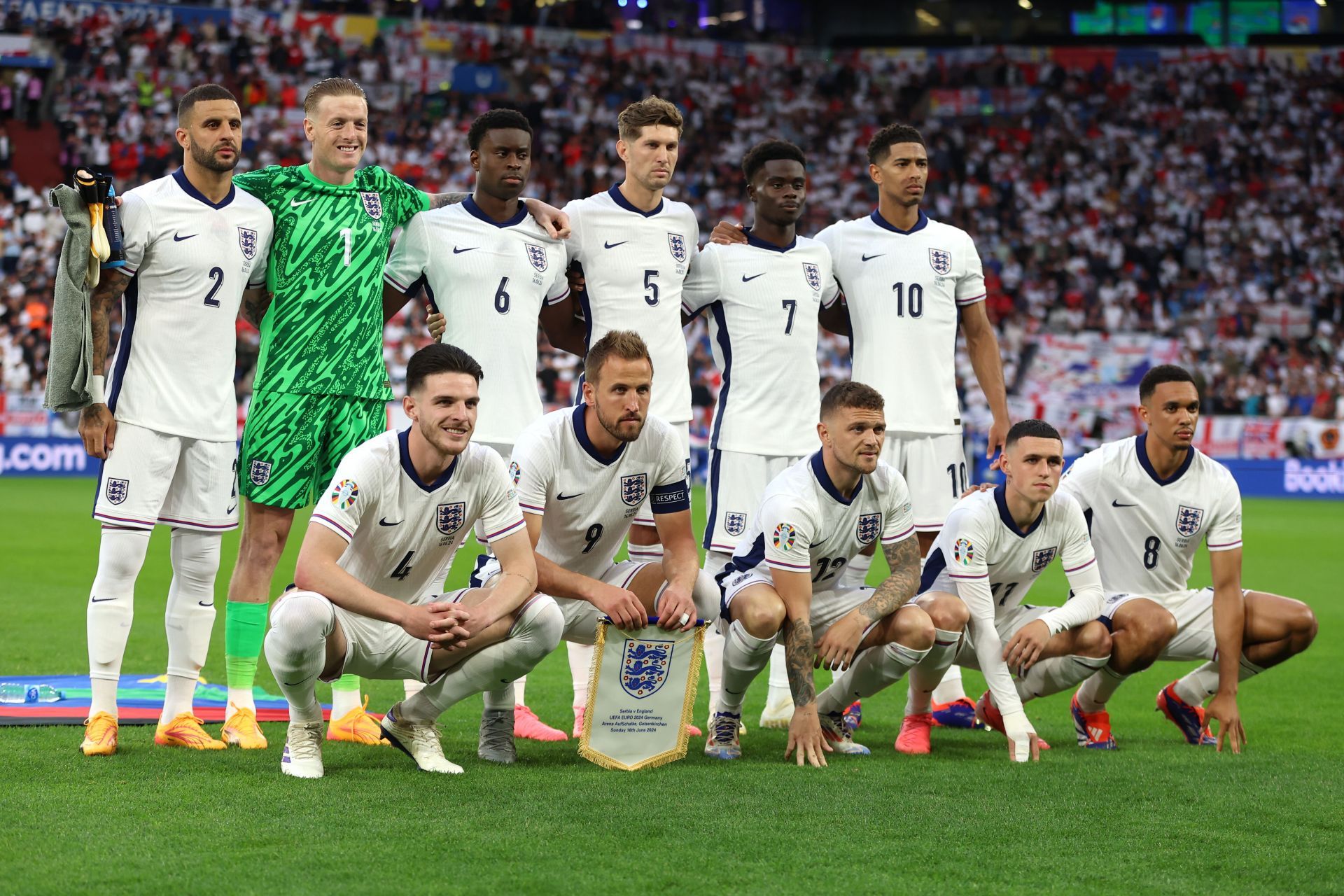 Serbia v England: Group C - UEFA EURO 2024 (Photo by Richard Pelham/Getty Images)