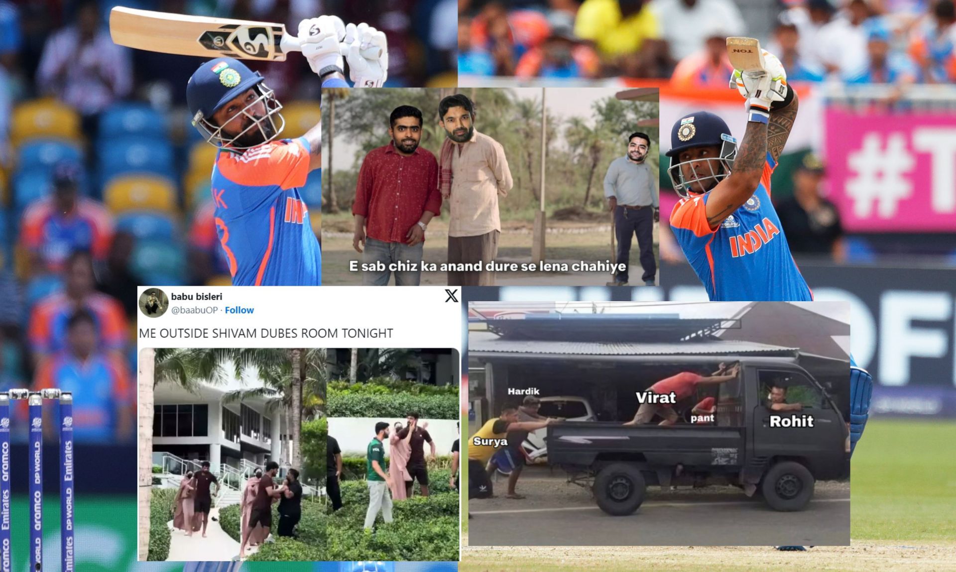 Fans share memes after 1st innings of IND vs AFG T20 WC match (Image credits: BCCI)