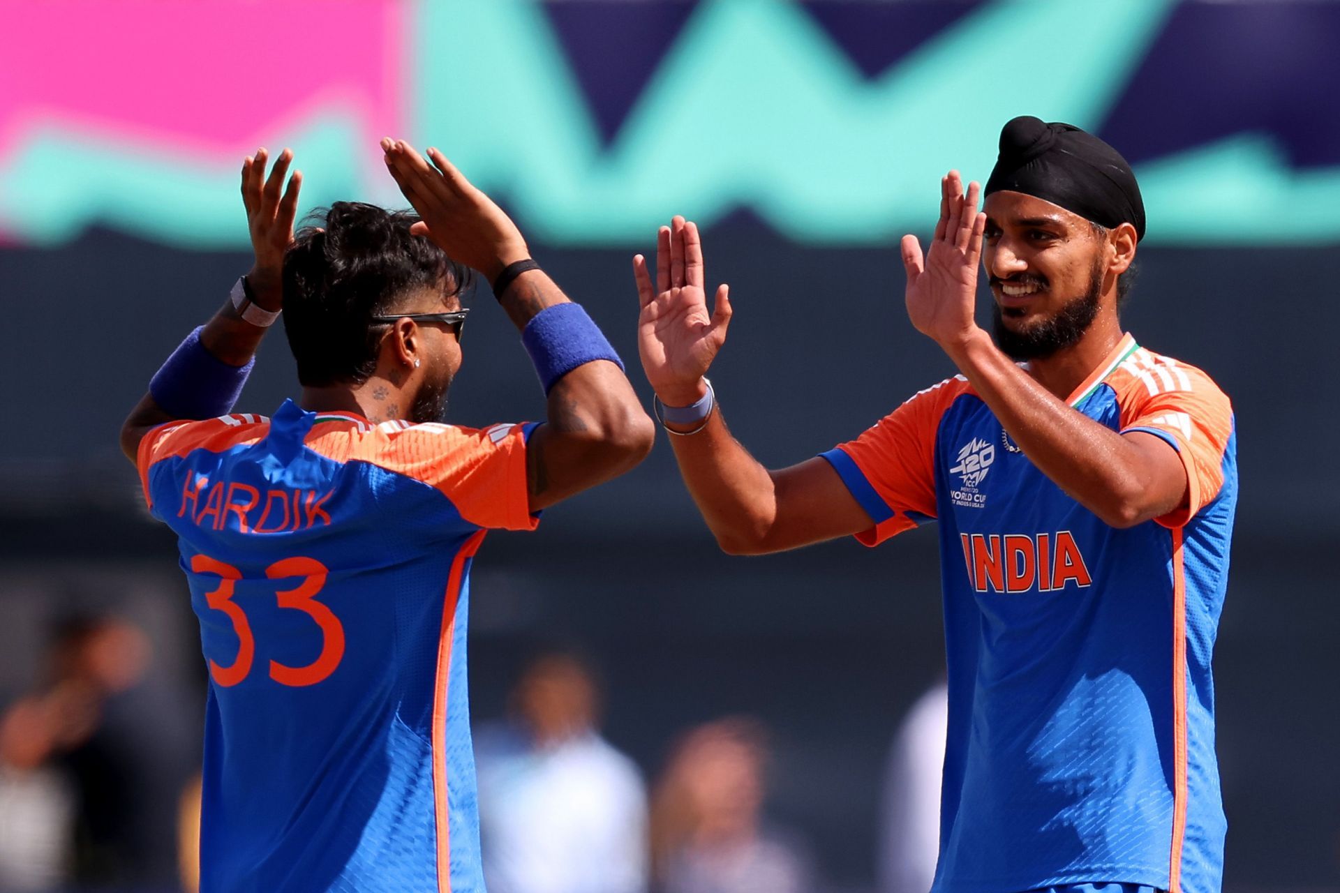 Arshdeep Singh (right) has done a great job for India with the ball. (Image Credit: Getty Images)