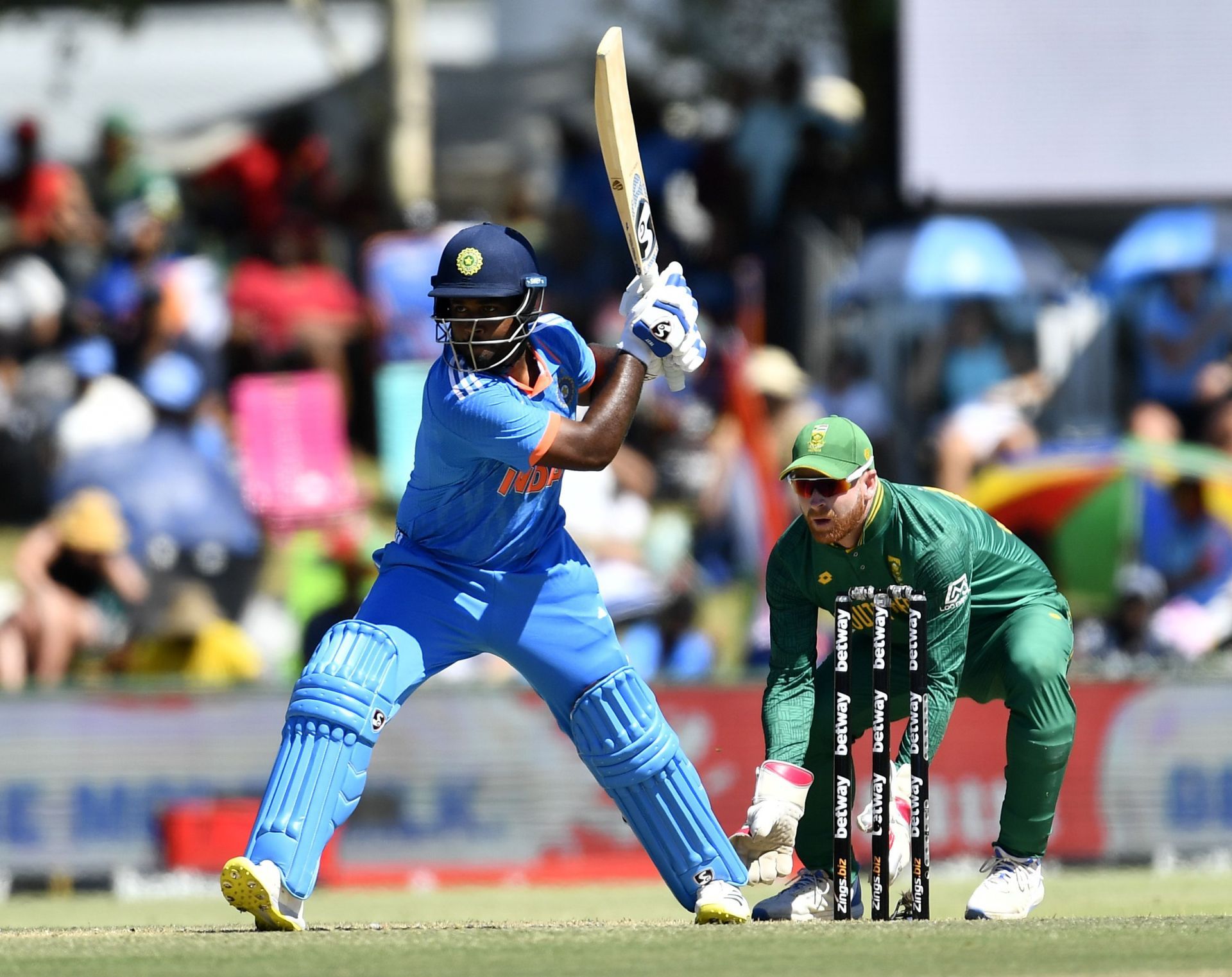 Sanju Samson during the ODI series in South Africa in December 2023 (Image Credit: Getty Images)