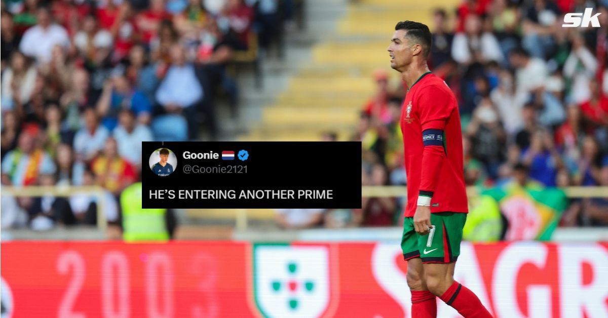 Fans hail Cristiano Ronaldo as he scores brace in Portugal