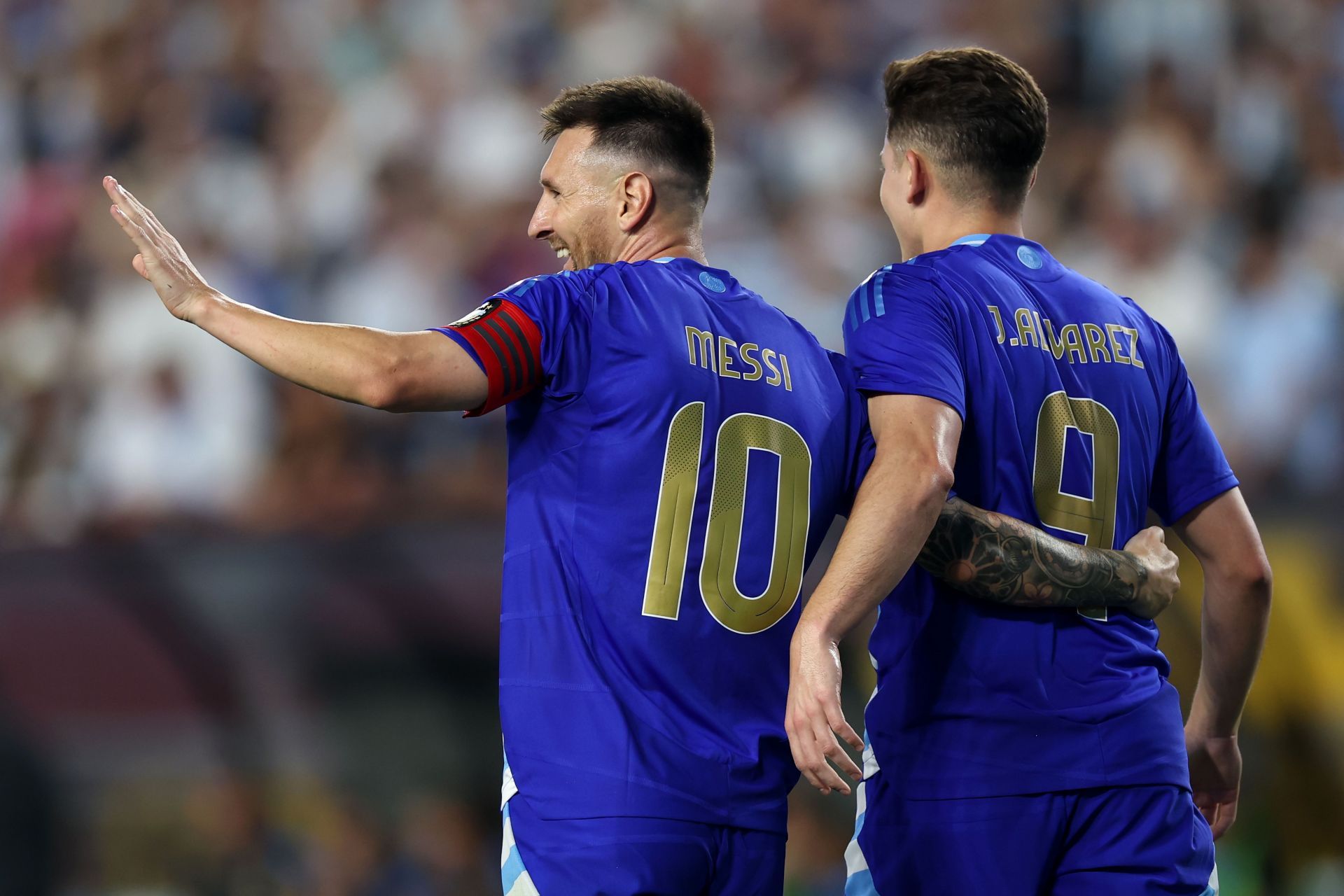 Lionel Messi and Julian Alvarez are spearheading Argentina&#039;s attack.