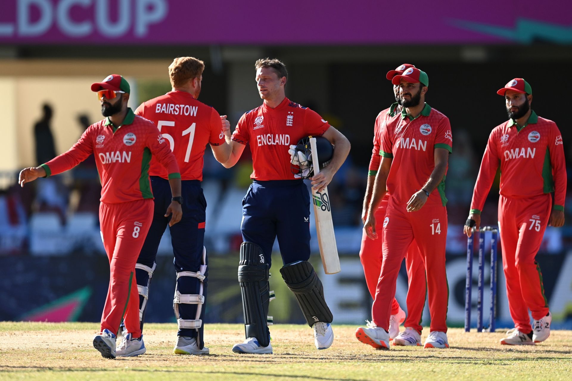 England celebrate their win. (Credits: Getty)