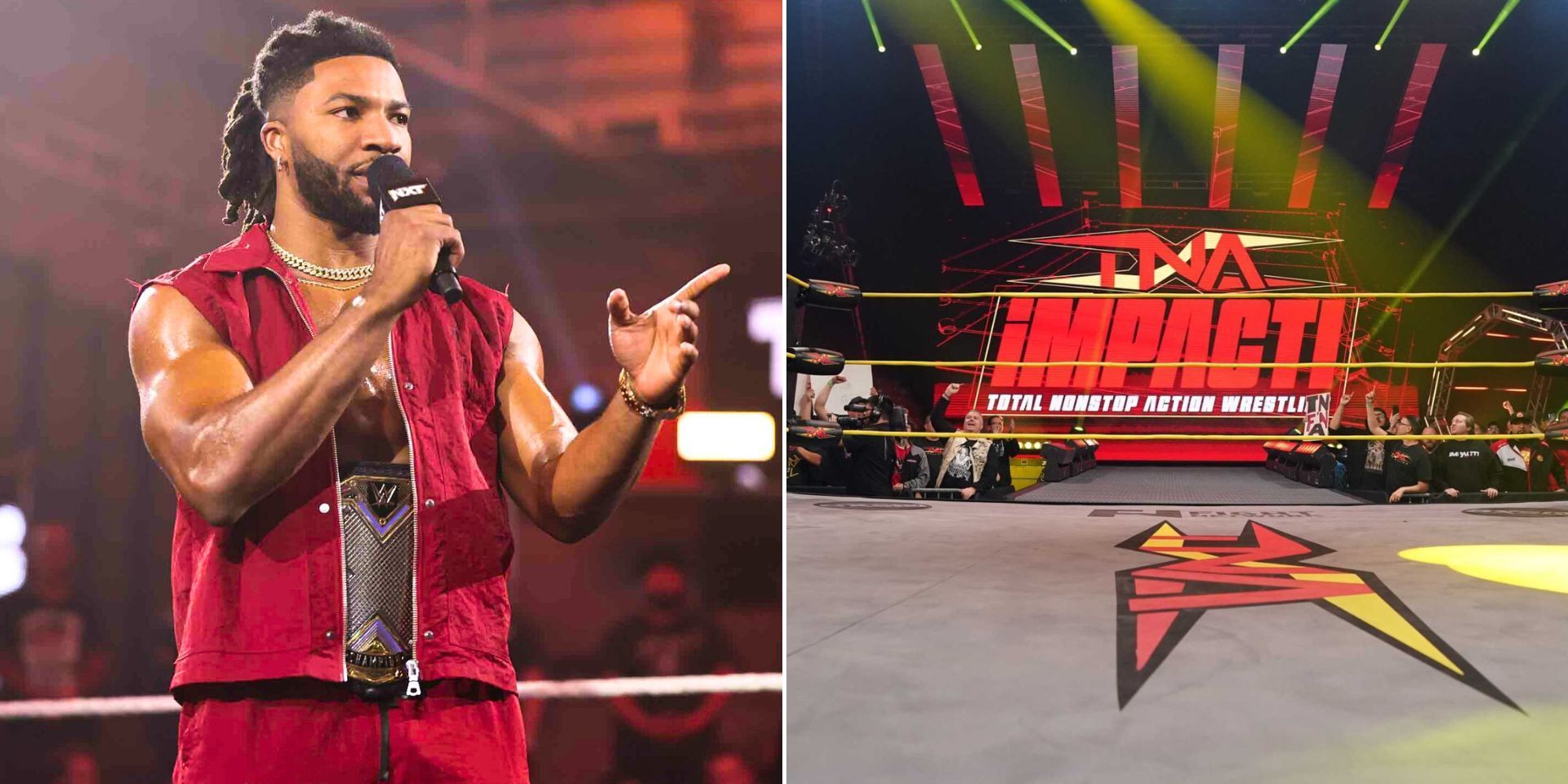 Trick Williams is the top champion on NXT (Images via WWE and TNA