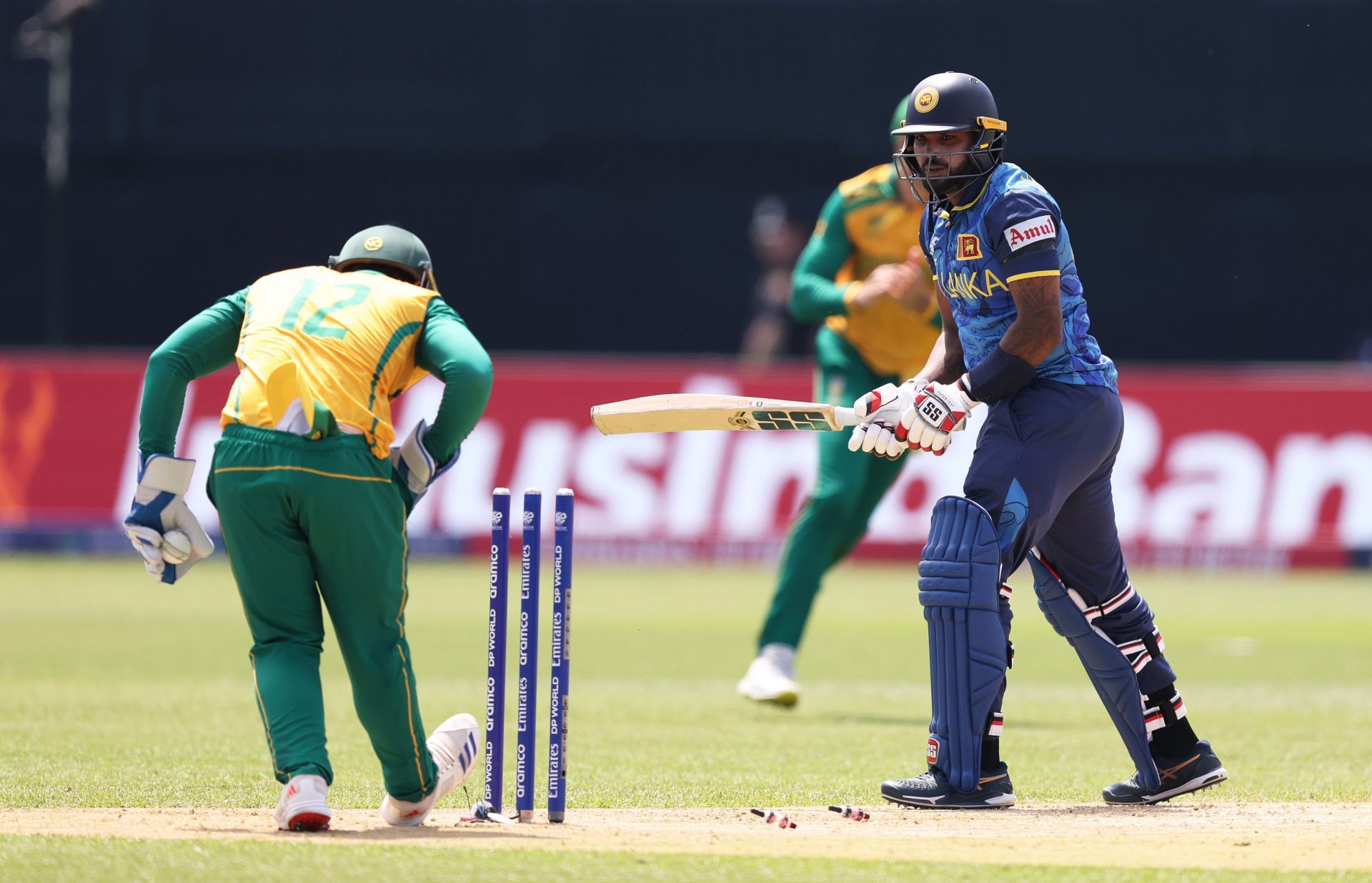 Sri Lanka were bundled out for 77 against South Africa.