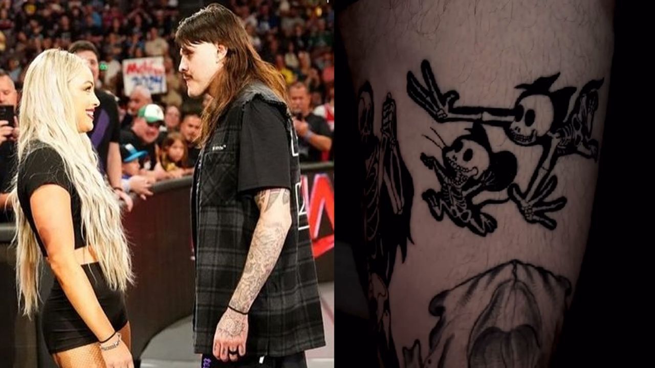 Morgan liked the new tattoo (via Liv and Valdam Ink