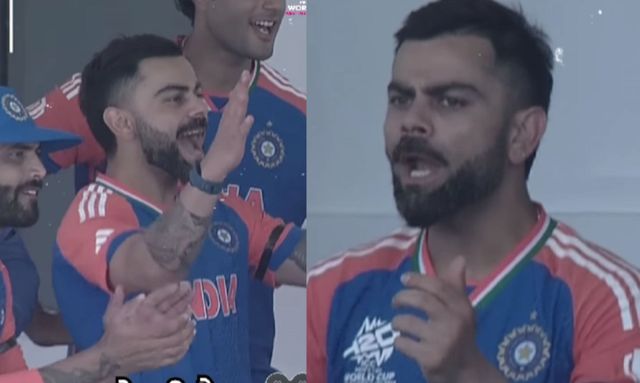 [Watch] Virat Kohli enthusiastically cheers for his teammates from ...