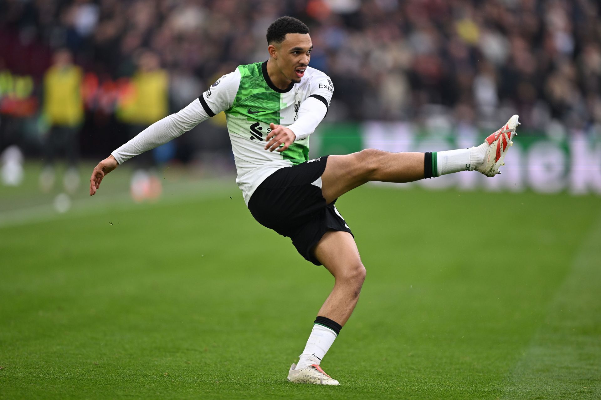 Trent Alexander-Arnold played as a midfielder for Liverpool