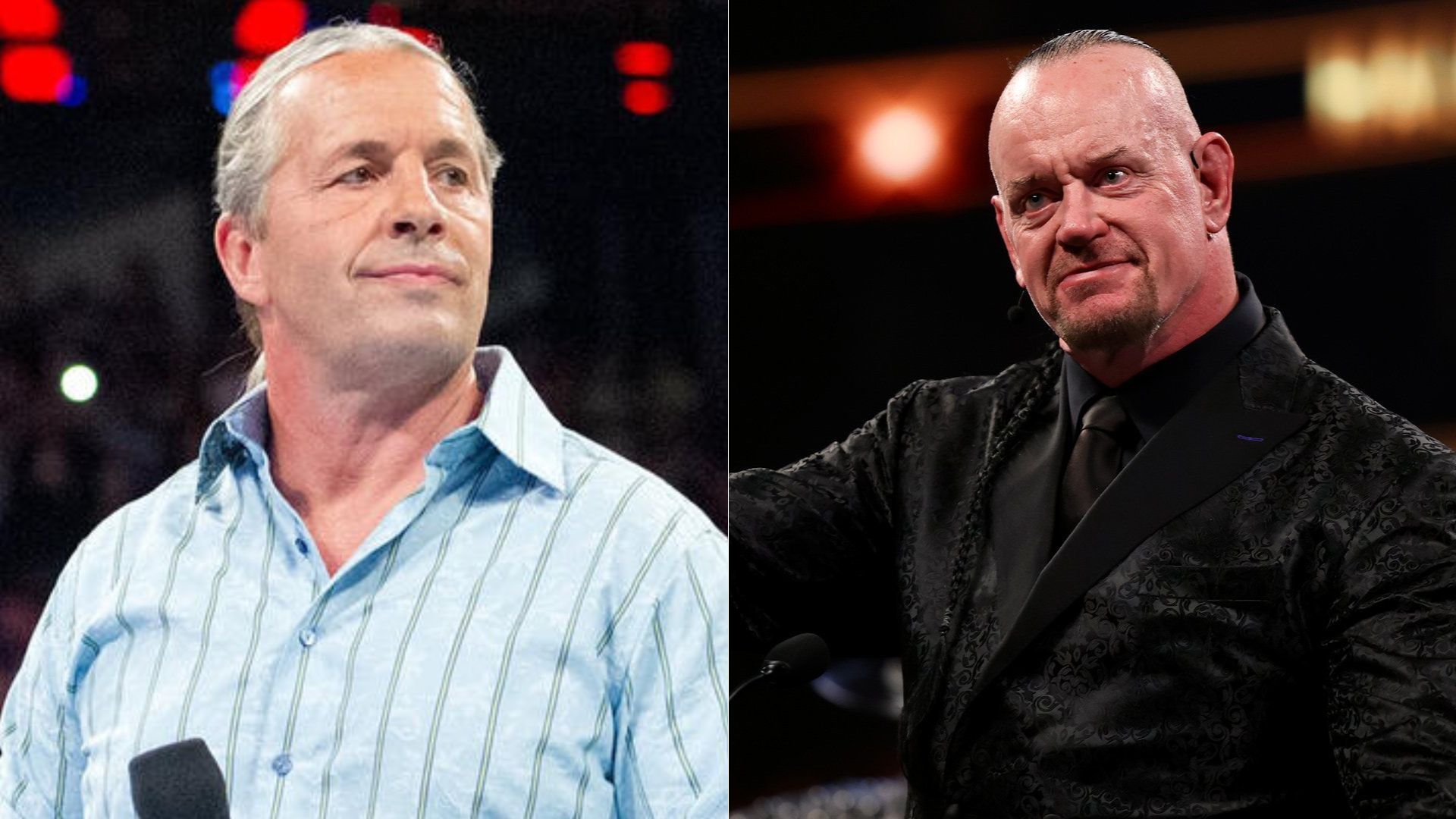 Bret Hart (left) and The Undertaker (right) [Image Credit: wwe.com]