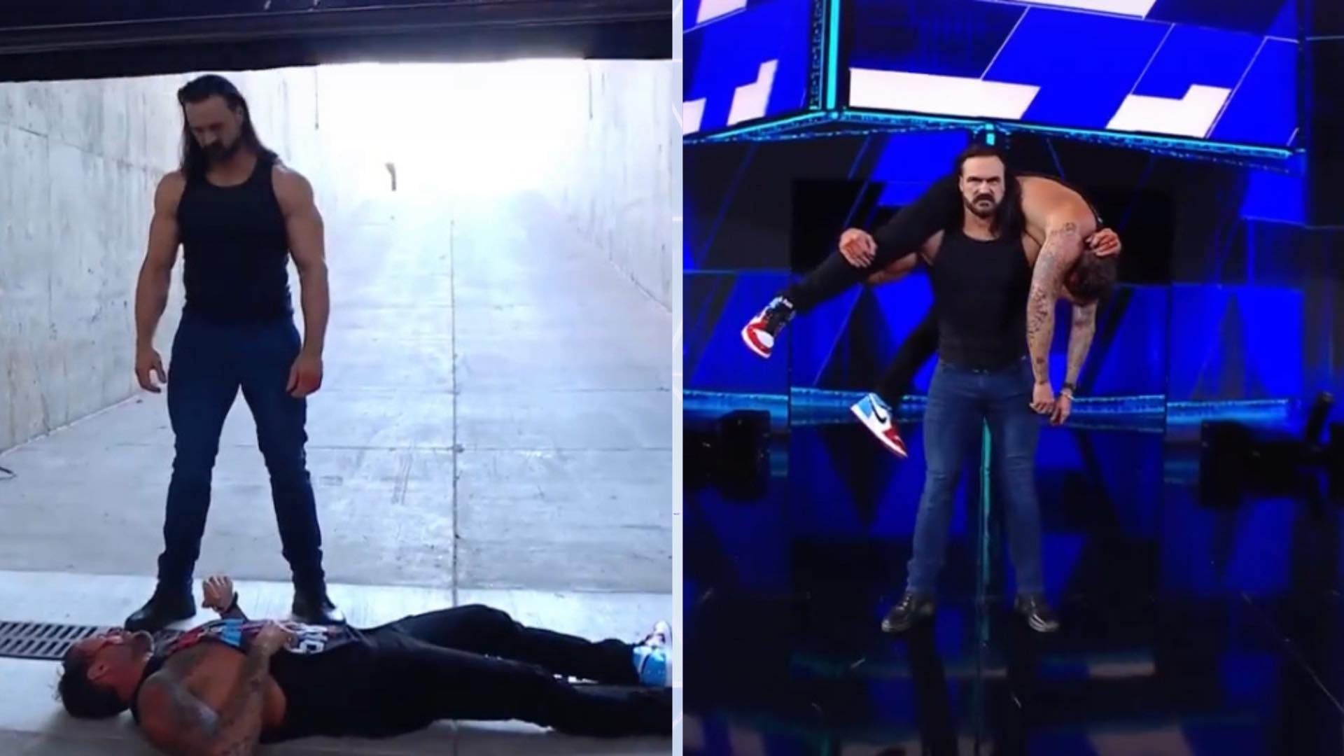 Drew McIntyre attacked CM Punk on WWE SmackDown tonight