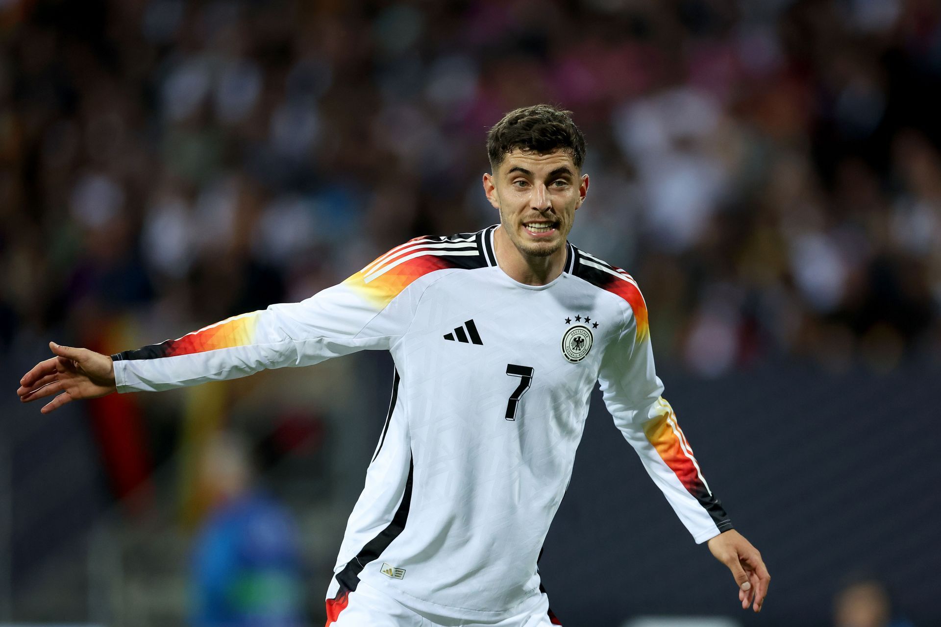 Kai Havertz is set to be Germany&#039;s starting forward.