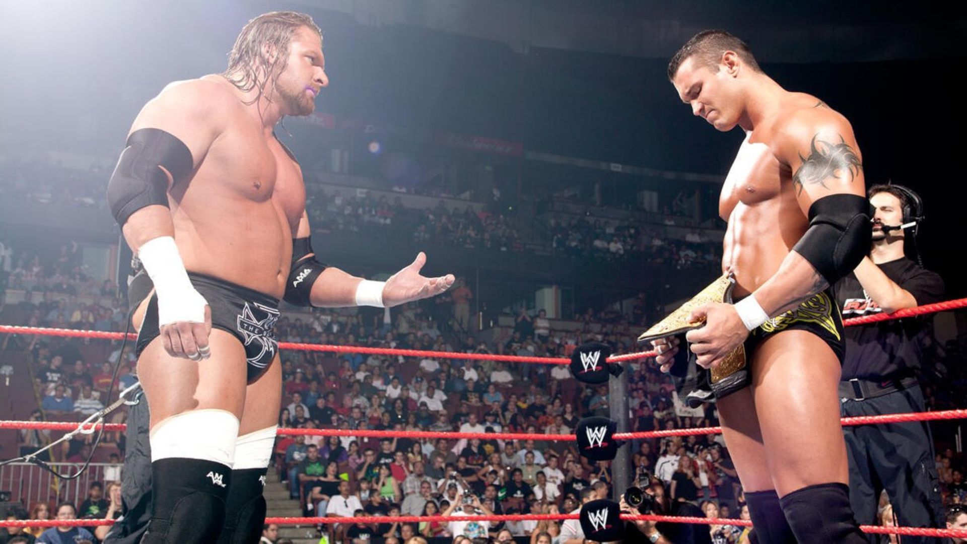 Triple H and Randy Orton! [Image via WWE.com]