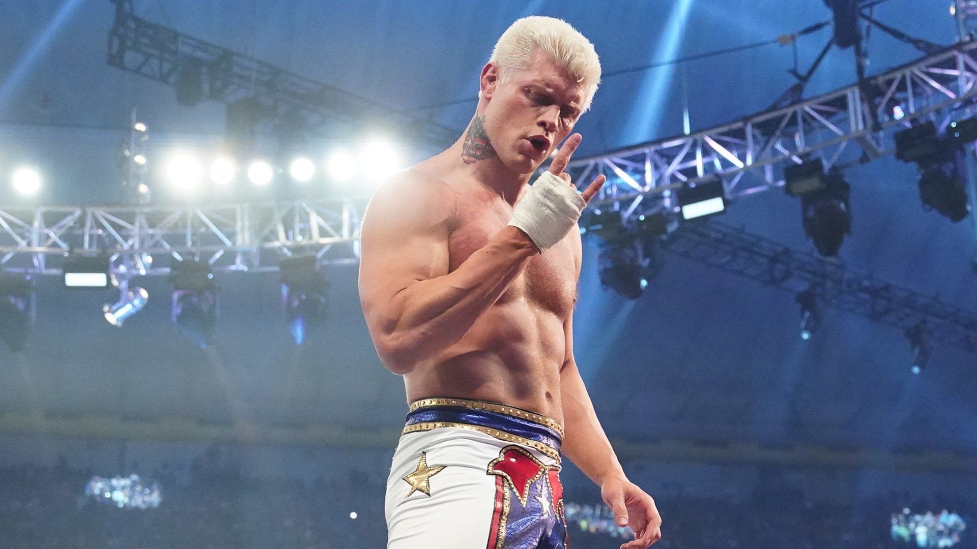 Cody Rhodes celebrates his Royal Rumble win: WWE Royal Rumble 2023  highlights