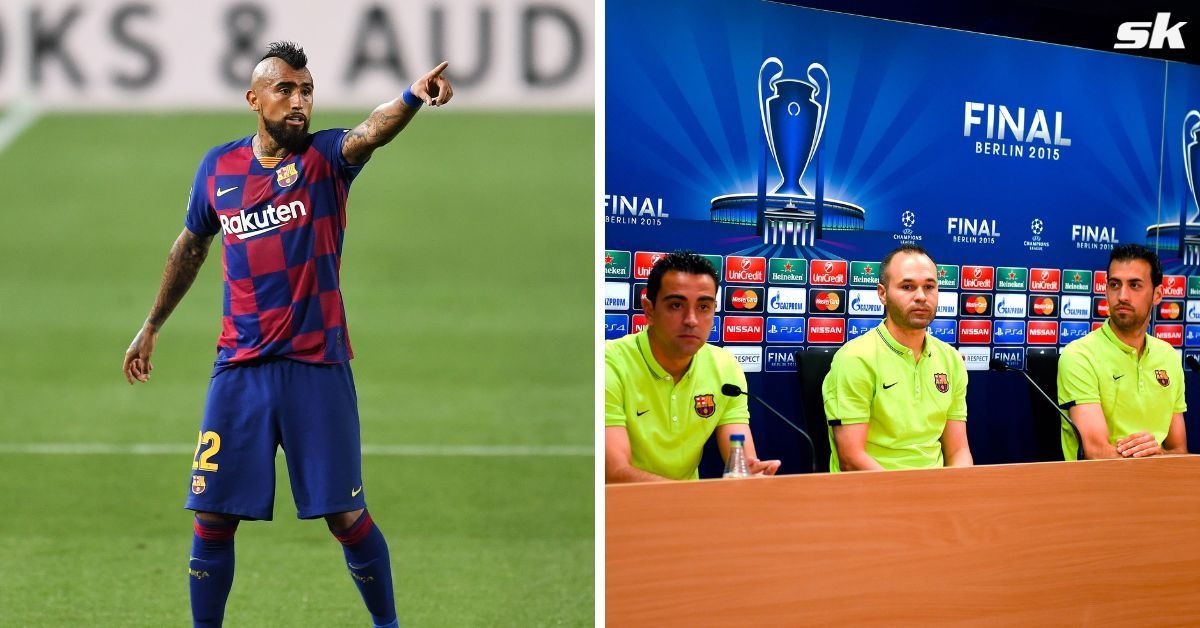 Ex-Barcelona star Arturo Vidal claims he formed &lsquo;best midfield in the history of football&rsquo; elsewhere