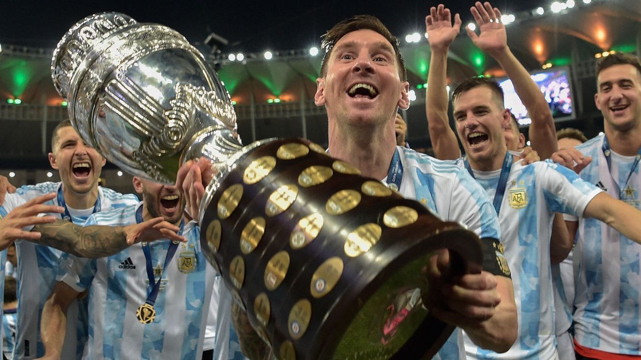 Lionel Messi and Argentina lifted the Copa America in 2021