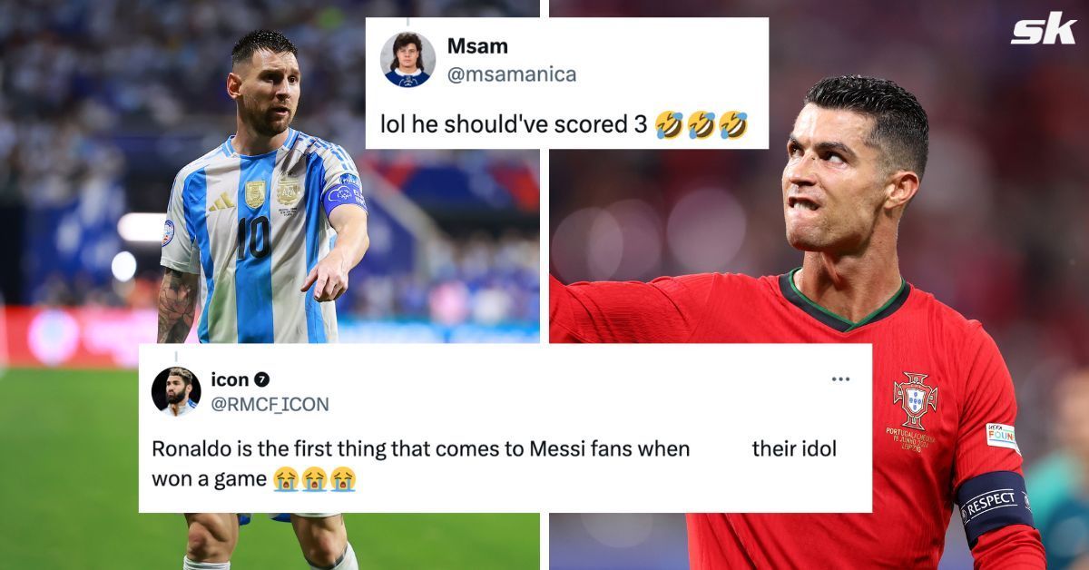 Fans divided over Lionel Messi and Cristiano Ronaldo after Argentina