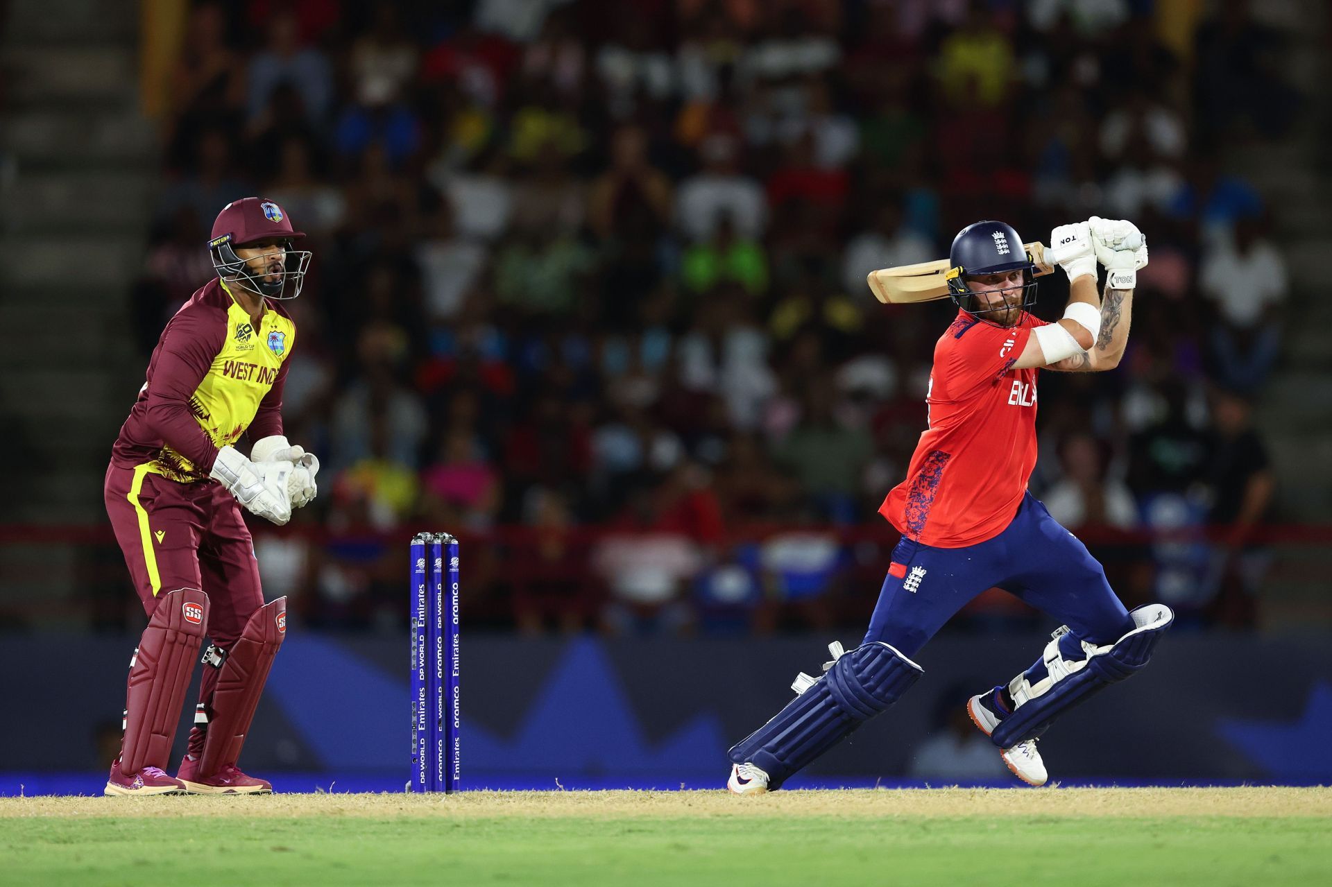 Phil Salt smoked an unbeaten 87 off 47 balls against the West Indies.