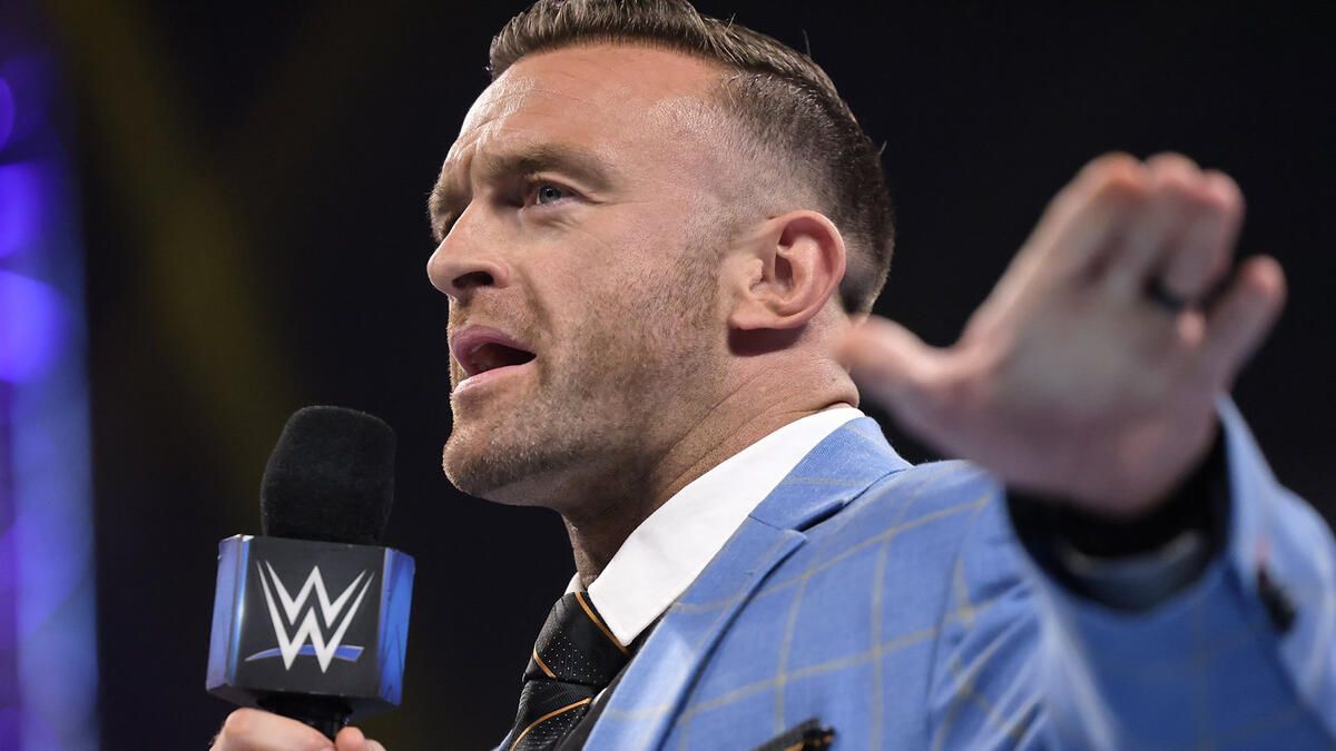 Nick Aldis on SmackDown (Photo Courtesy: WWE.com)