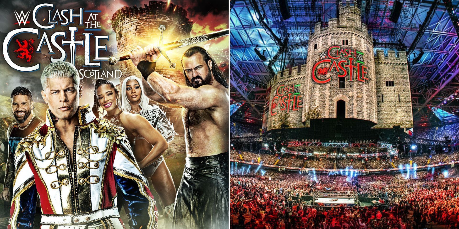 A major title will be on the line at Clash at the Castle (Images via WWE.com)