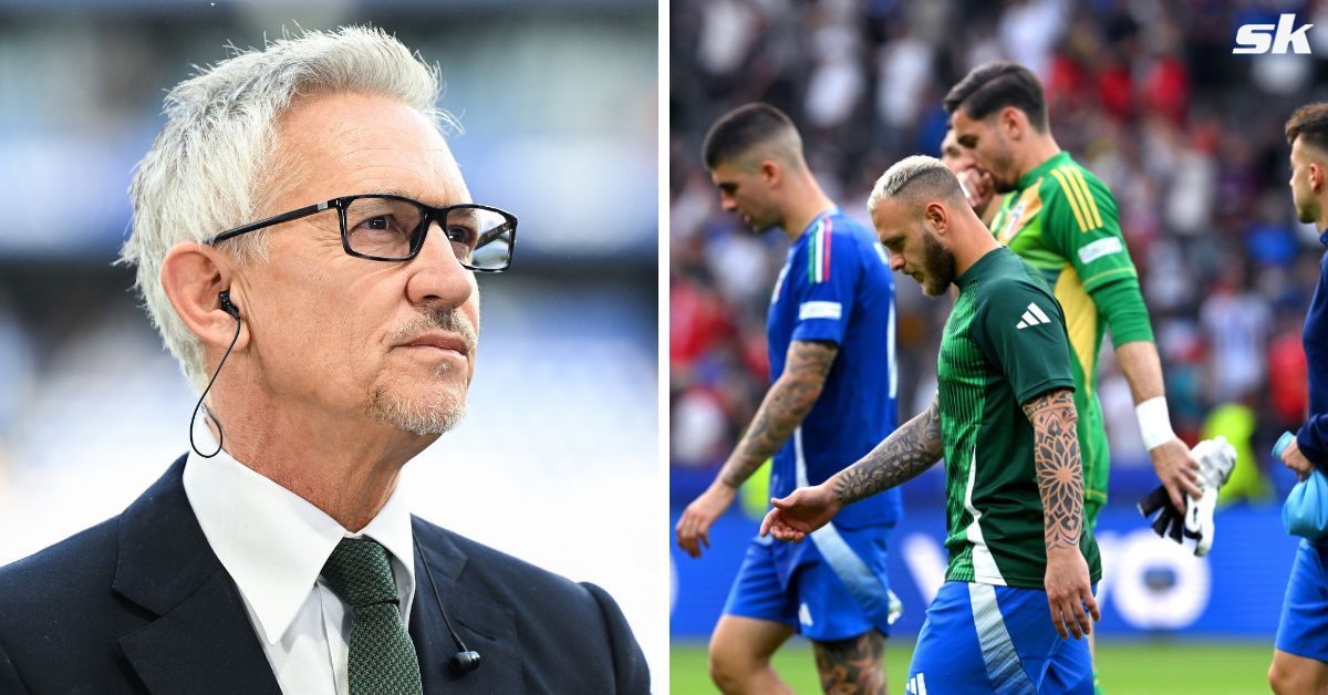 Gary Lineker was disappointed in the Italian performance against Switzerland 