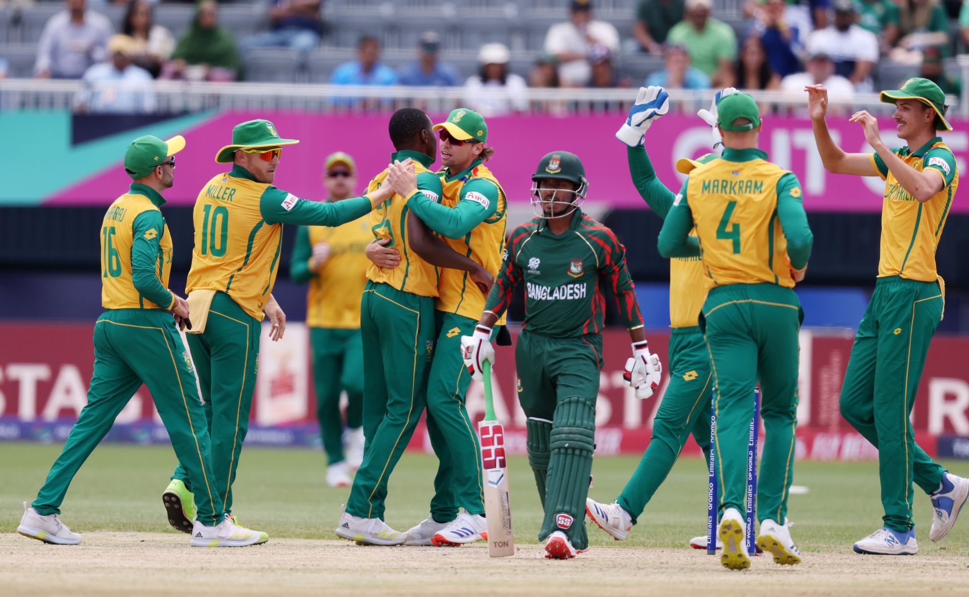 South Africa won seven consecutive matches in the ongoing T20 World Cup.