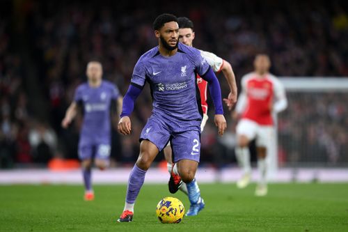 Liverpool defender Joe Gomez