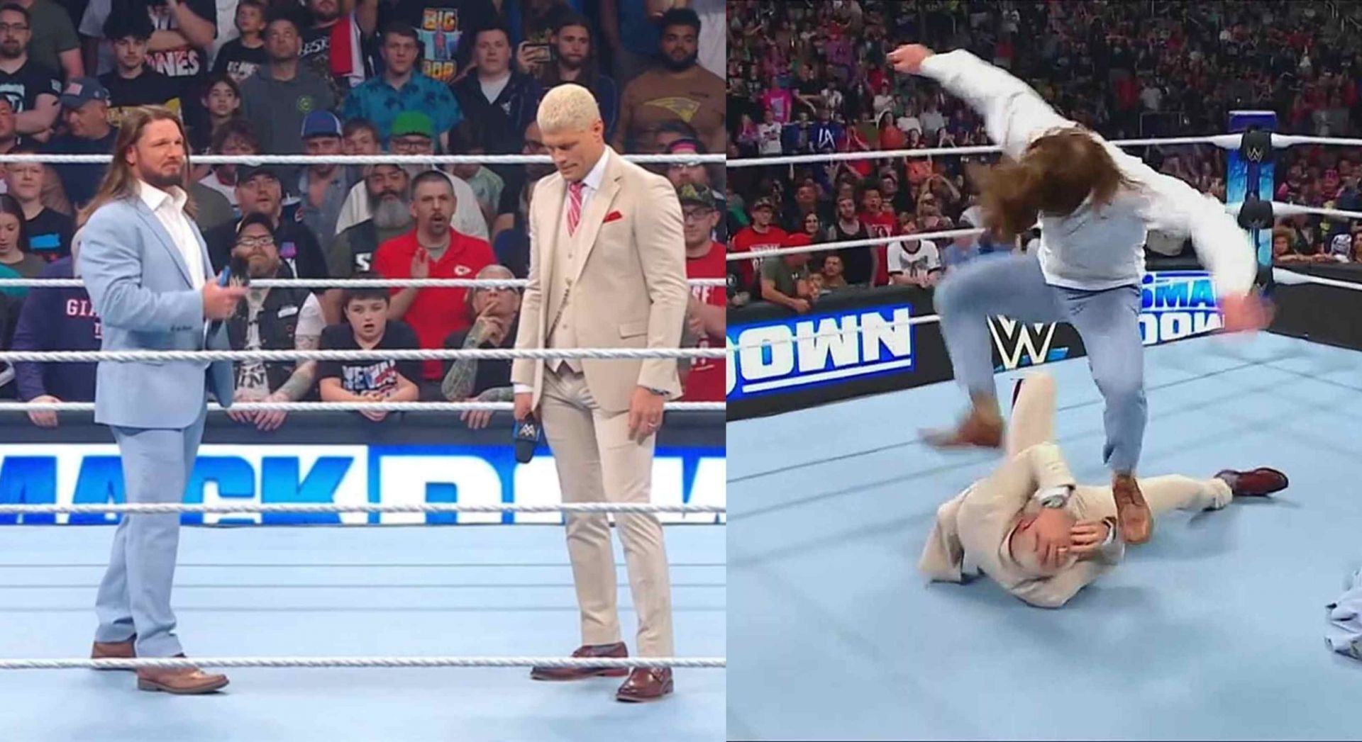 जानिए WWE SmackDown के मेन इवेंट में क्या बवाल मचा?