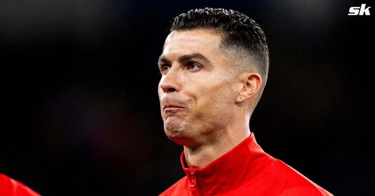 Cristiano Ronaldo reacts after Manuel Fernandes dies