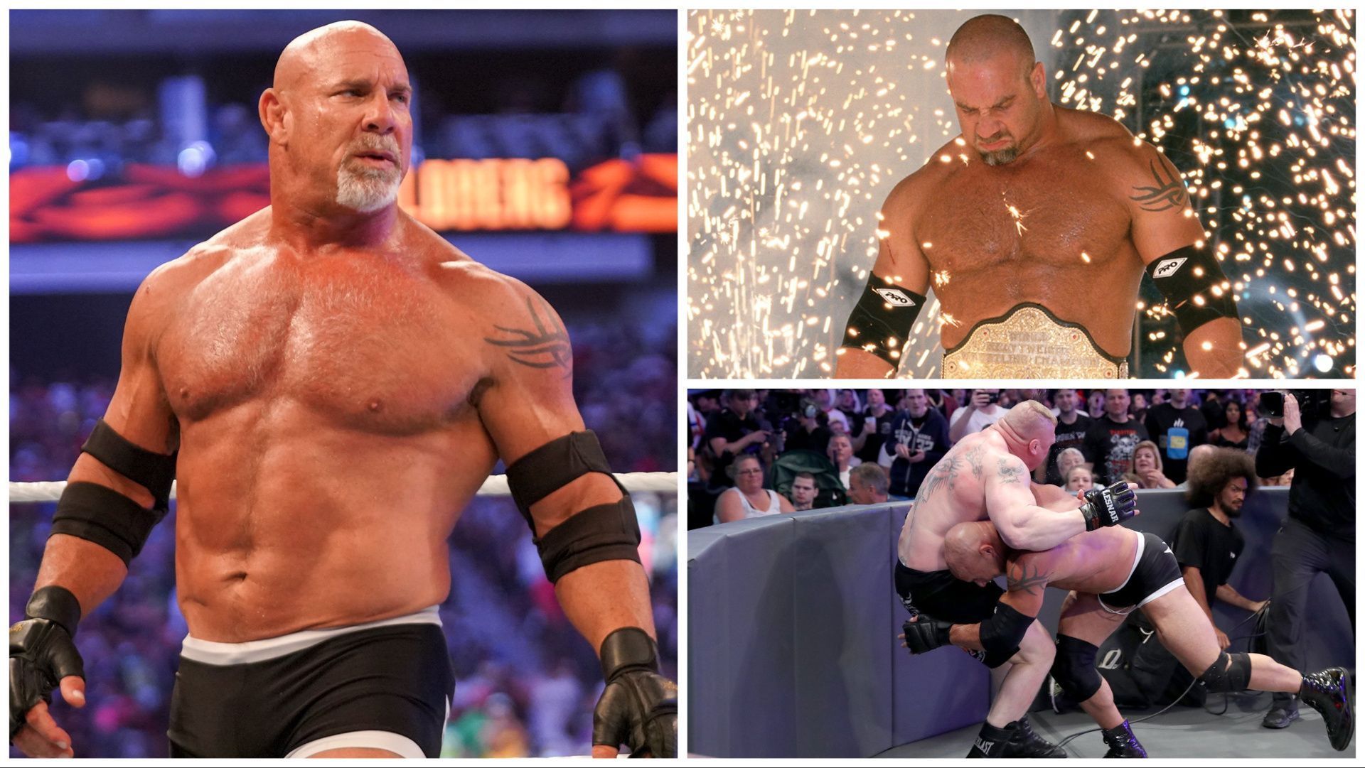 Bill Goldberg in action for WCW and WWE