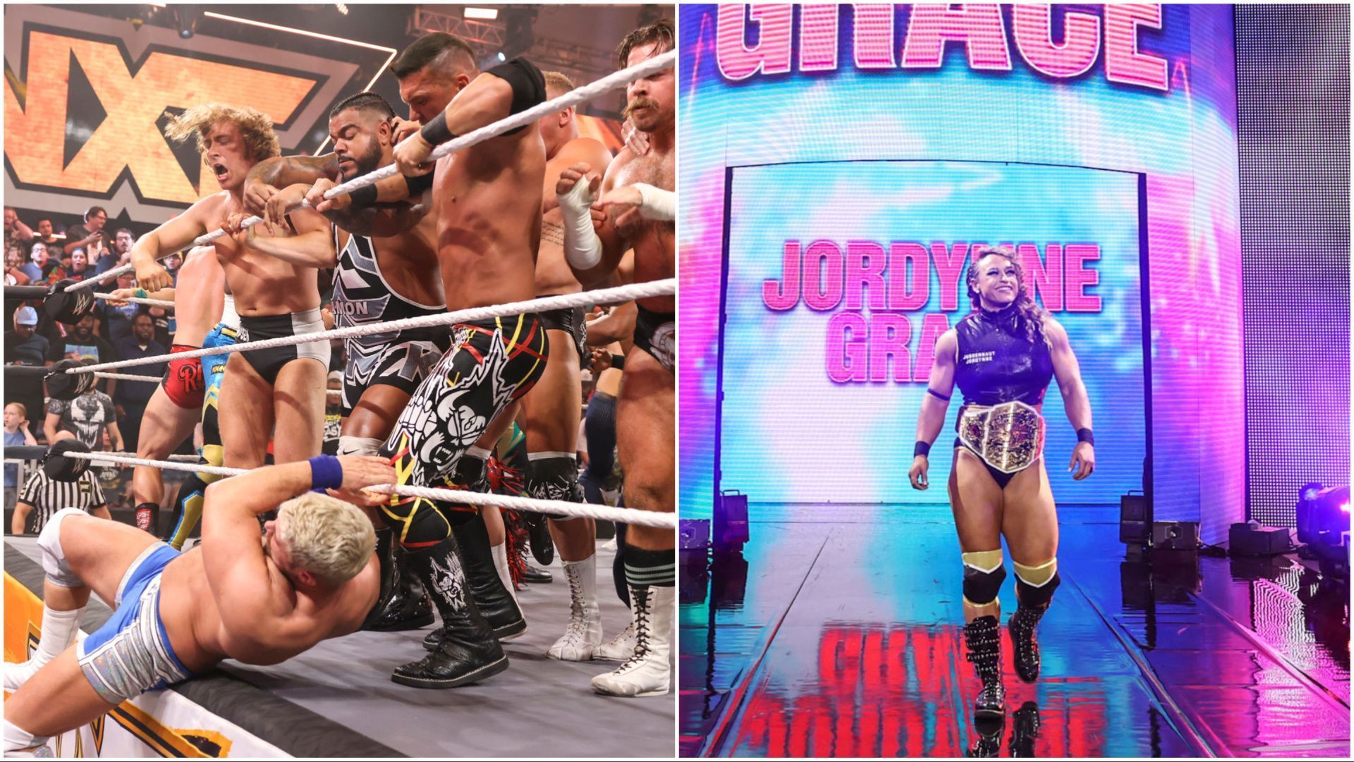 TNA stars Joe Hendry, Frankie Kazarian, Jordynne Grace on WWE NXT