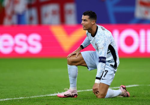 Cristiano Ronaldo during Georgia v Portugal: Group F - UEFA EURO 2024 (Photo by Kevin C. Cox/Getty Images)