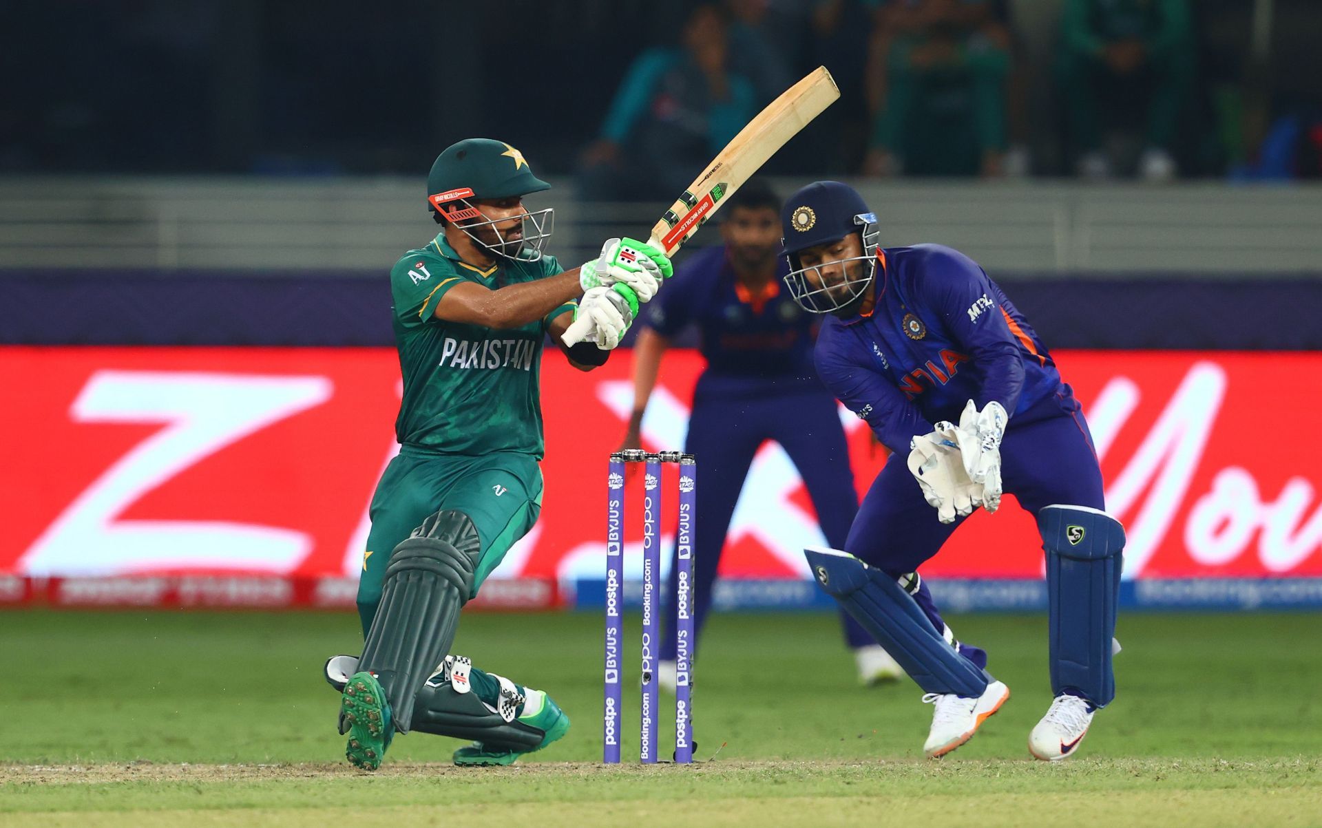 Babar Azam scored an unbeaten half-century in the 2021 T20 World Cup match. (Image Credit: Getty Images)